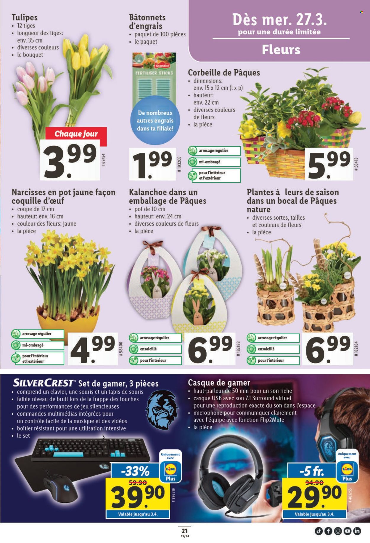 Catalogue Lidl - 27.3.2024 - 3.4.2024. Page 21.