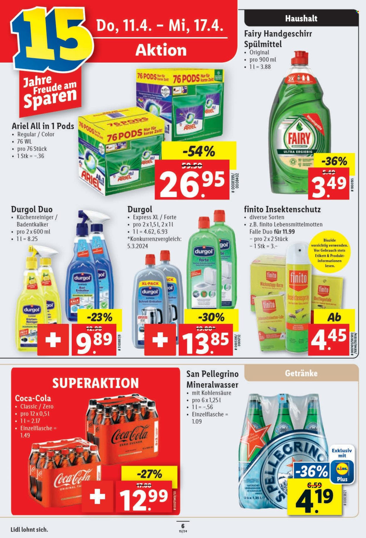 Catalogue Lidl - 11.4.2024 - 17.4.2024. Page 6.