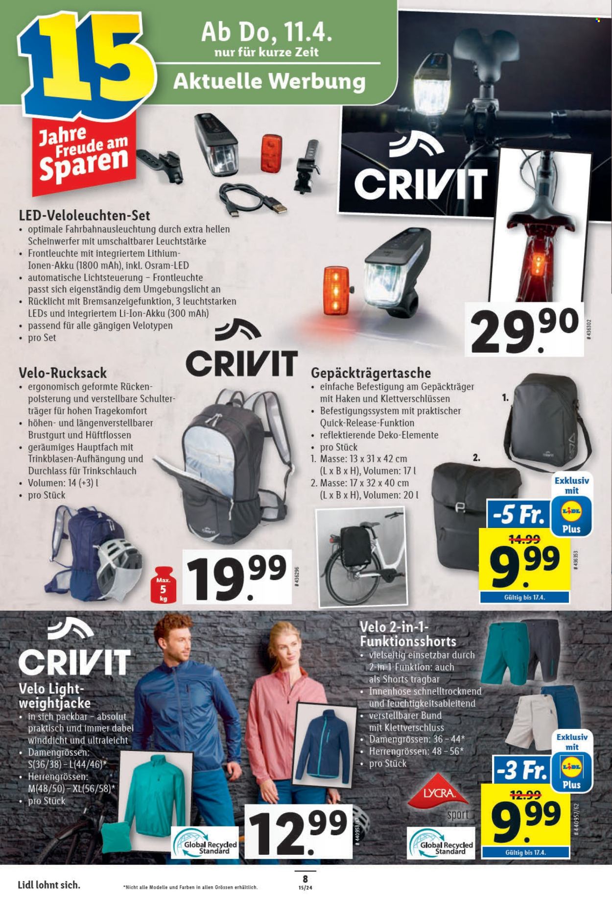 Catalogue Lidl - 11.4.2024 - 17.4.2024. Page 8.
