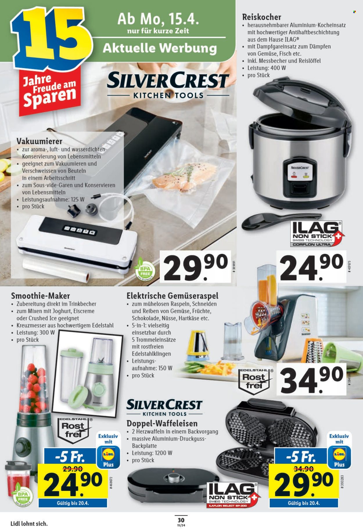 Catalogue Lidl - 11.4.2024 - 17.4.2024. Page 30.