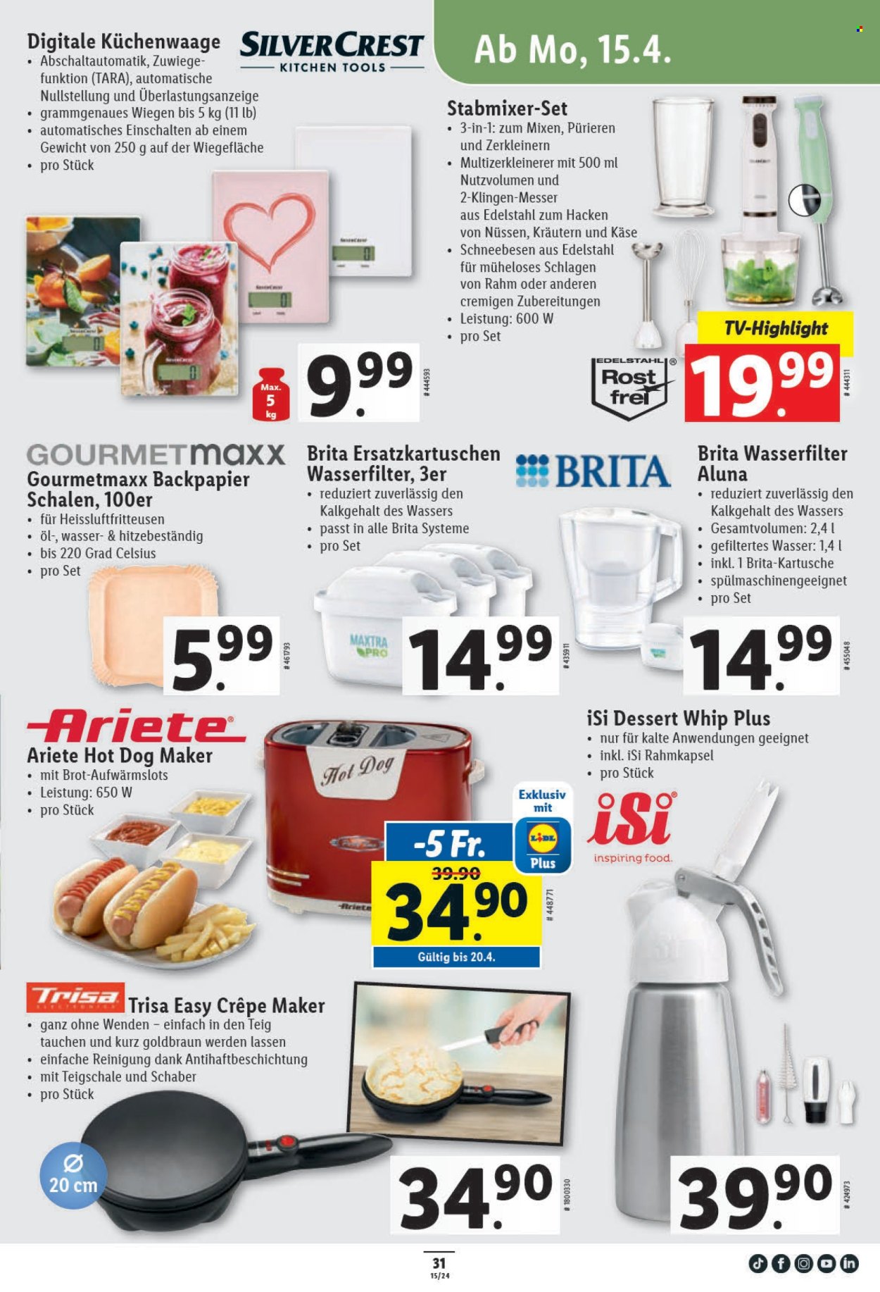 Catalogue Lidl - 11.4.2024 - 17.4.2024. Page 31.