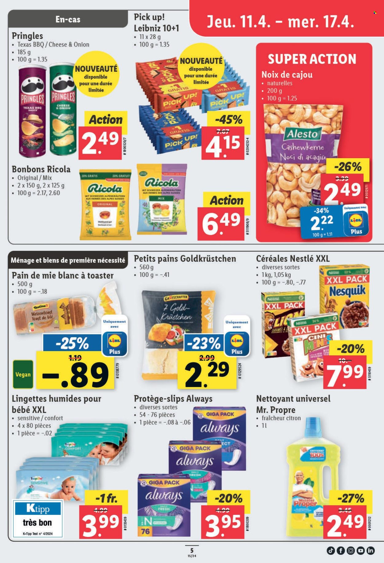 Catalogue Lidl - 11.4.2024 - 17.4.2024. Page 5.