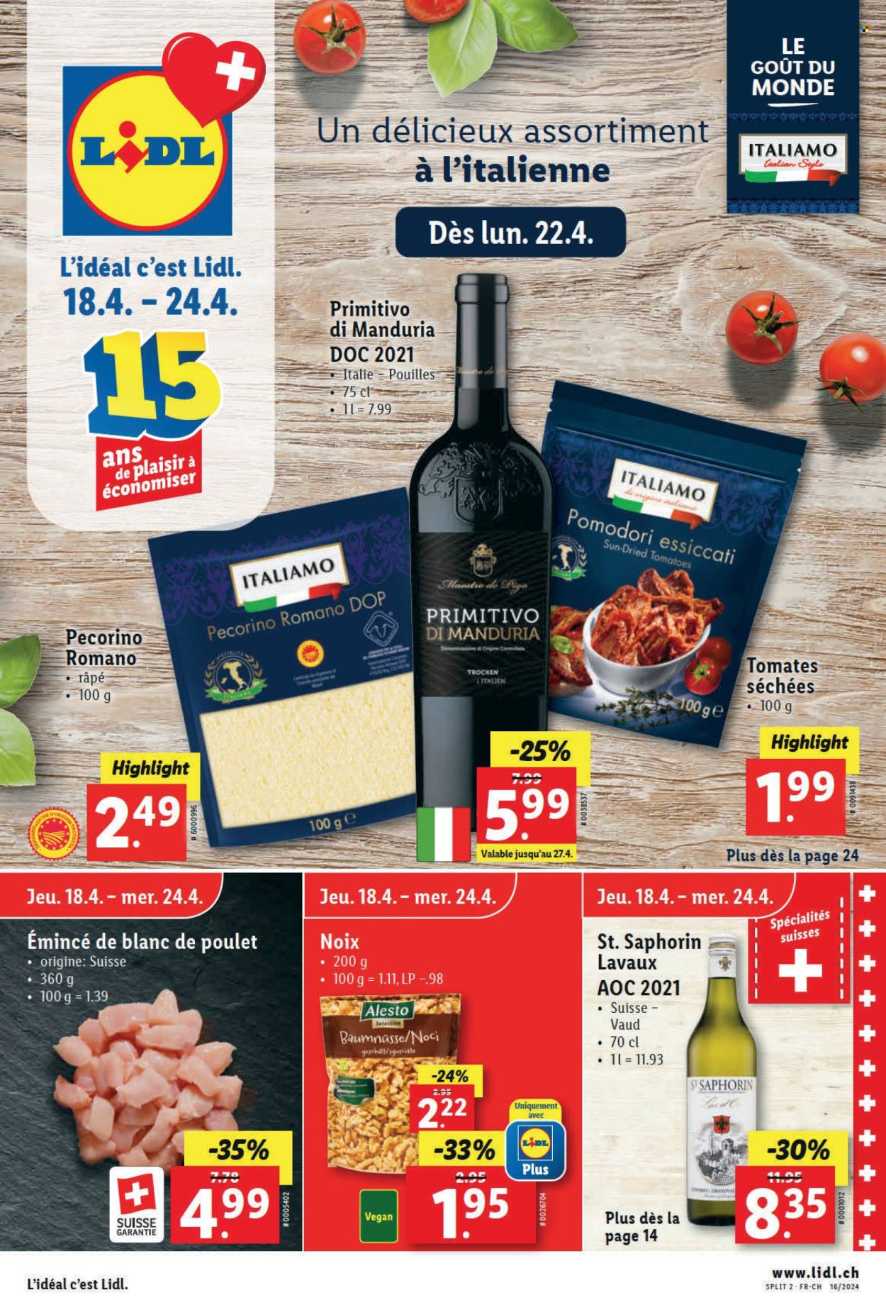 Catalogue Lidl - 18.4.2024 - 24.4.2024. Page 1.