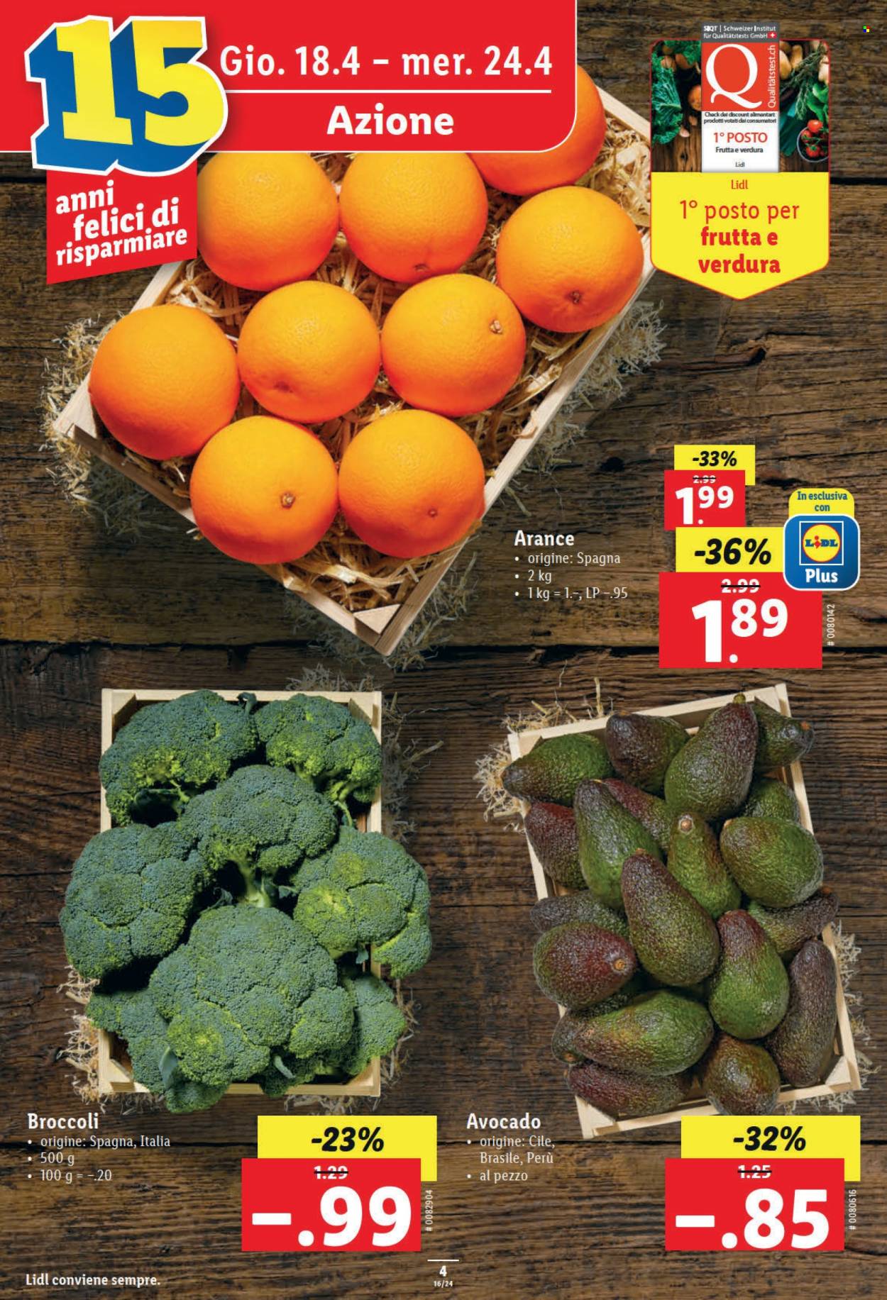 Catalogue Lidl - 18.4.2024 - 24.4.2024. Page 4.