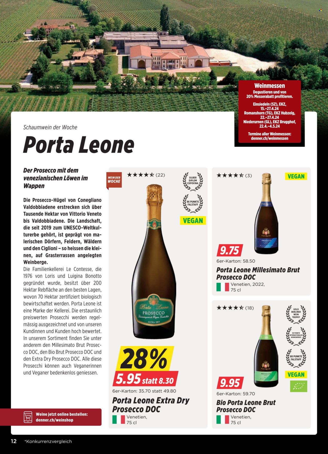 Catalogue Denner - 16.4.2024 - 22.4.2024. Page 12.