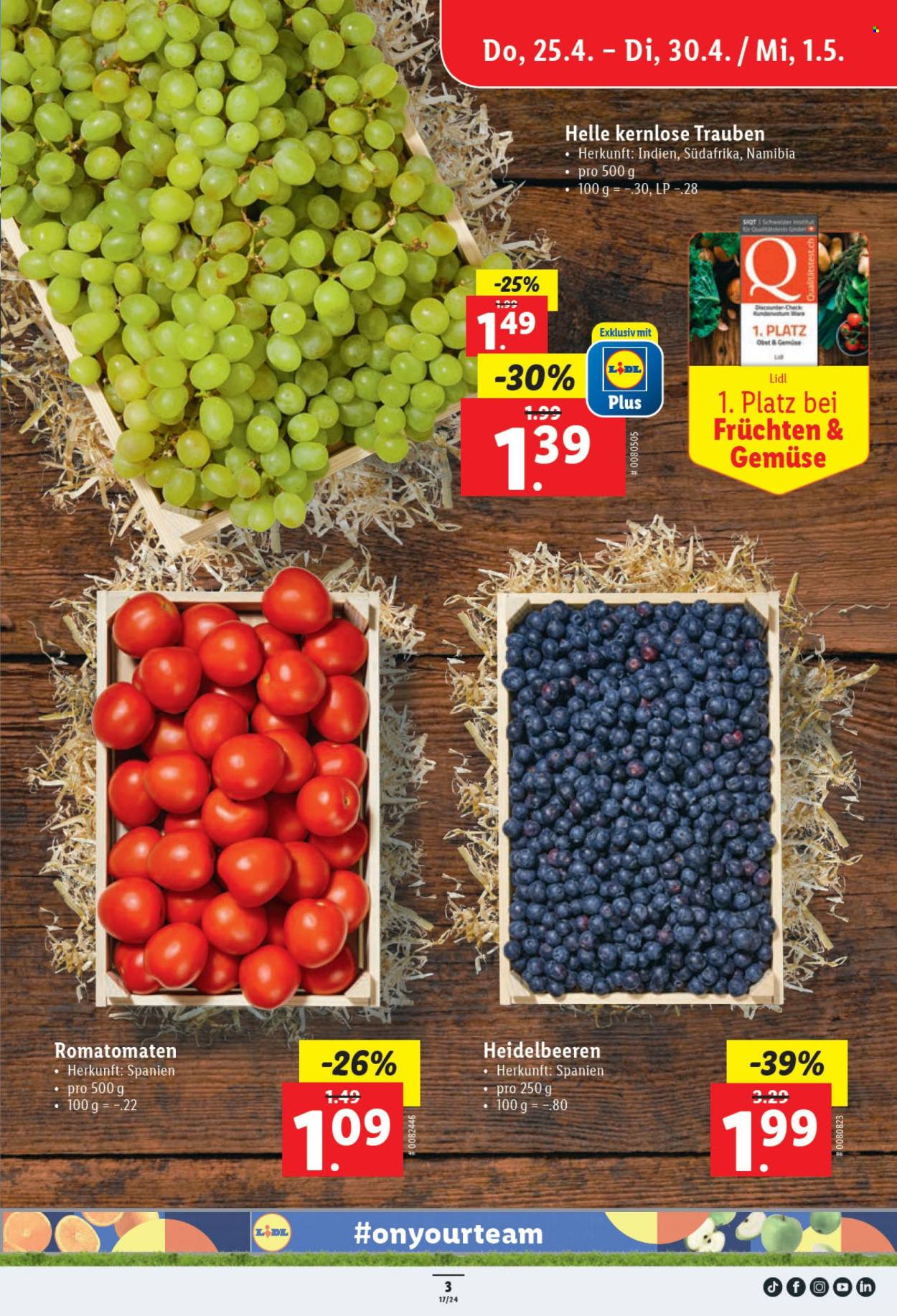 Catalogue Lidl - 25.4.2024 - 1.5.2024. Page 3.