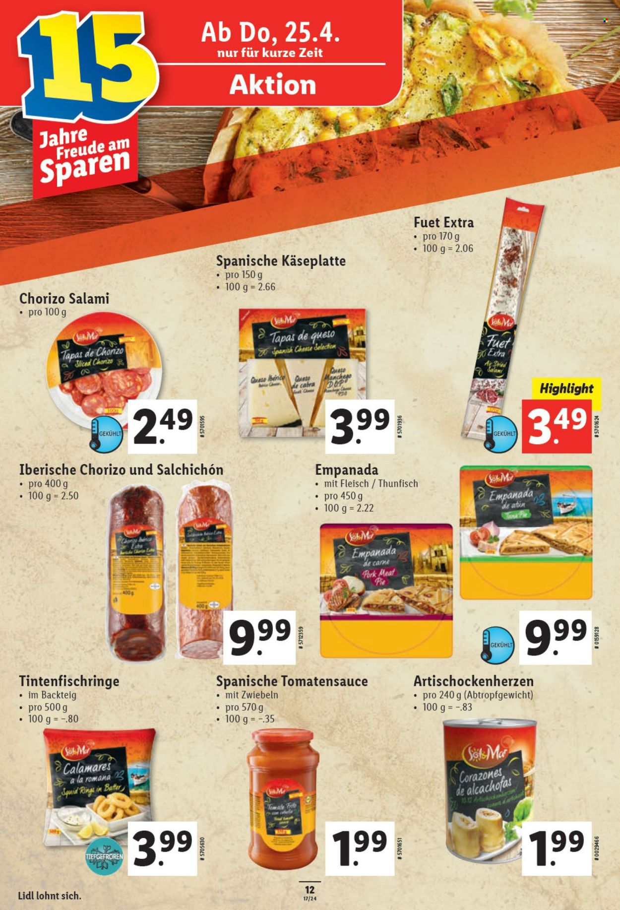 Catalogue Lidl - 25.4.2024 - 1.5.2024. Page 12.