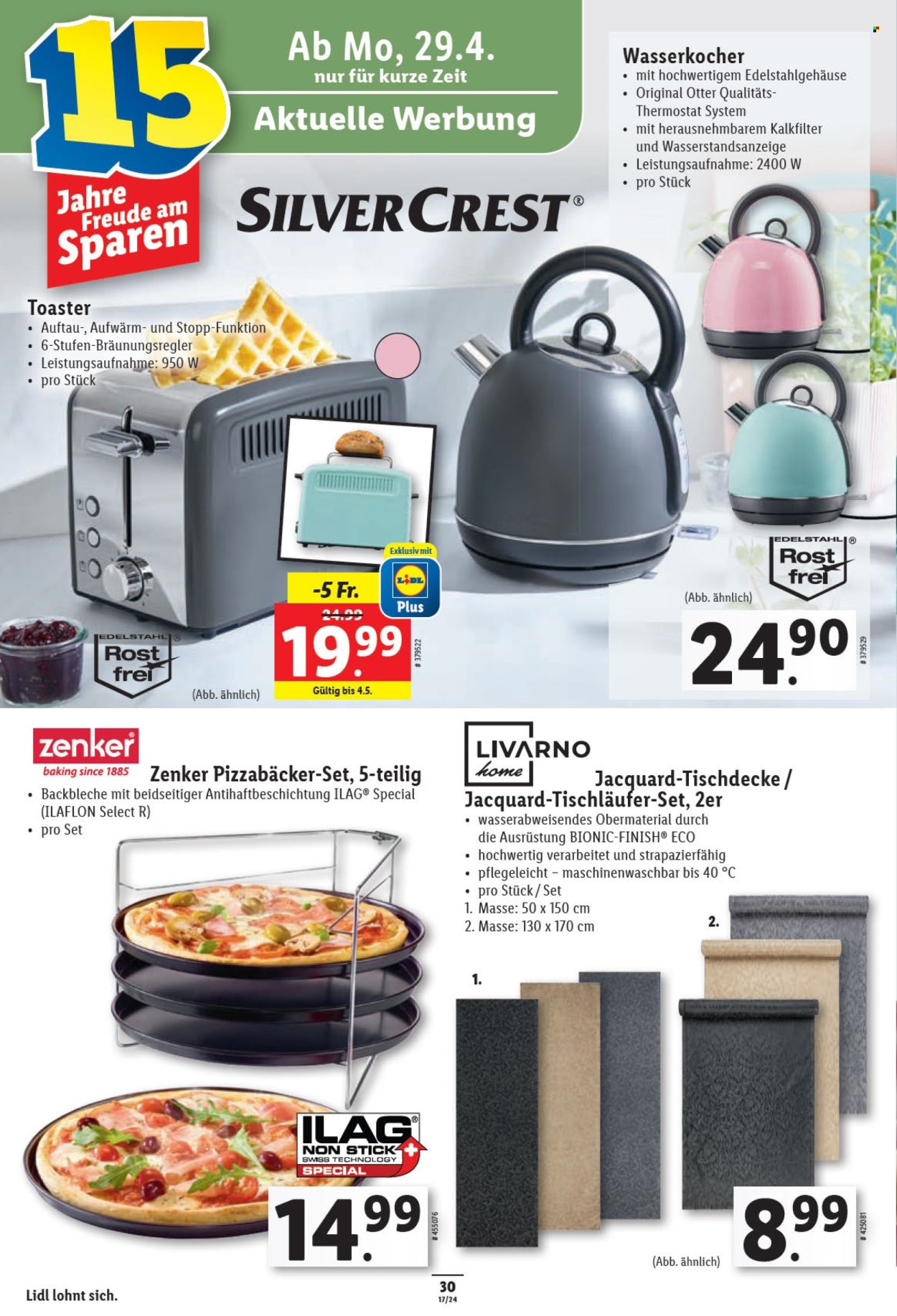 Catalogue Lidl - 25.4.2024 - 1.5.2024. Page 30.