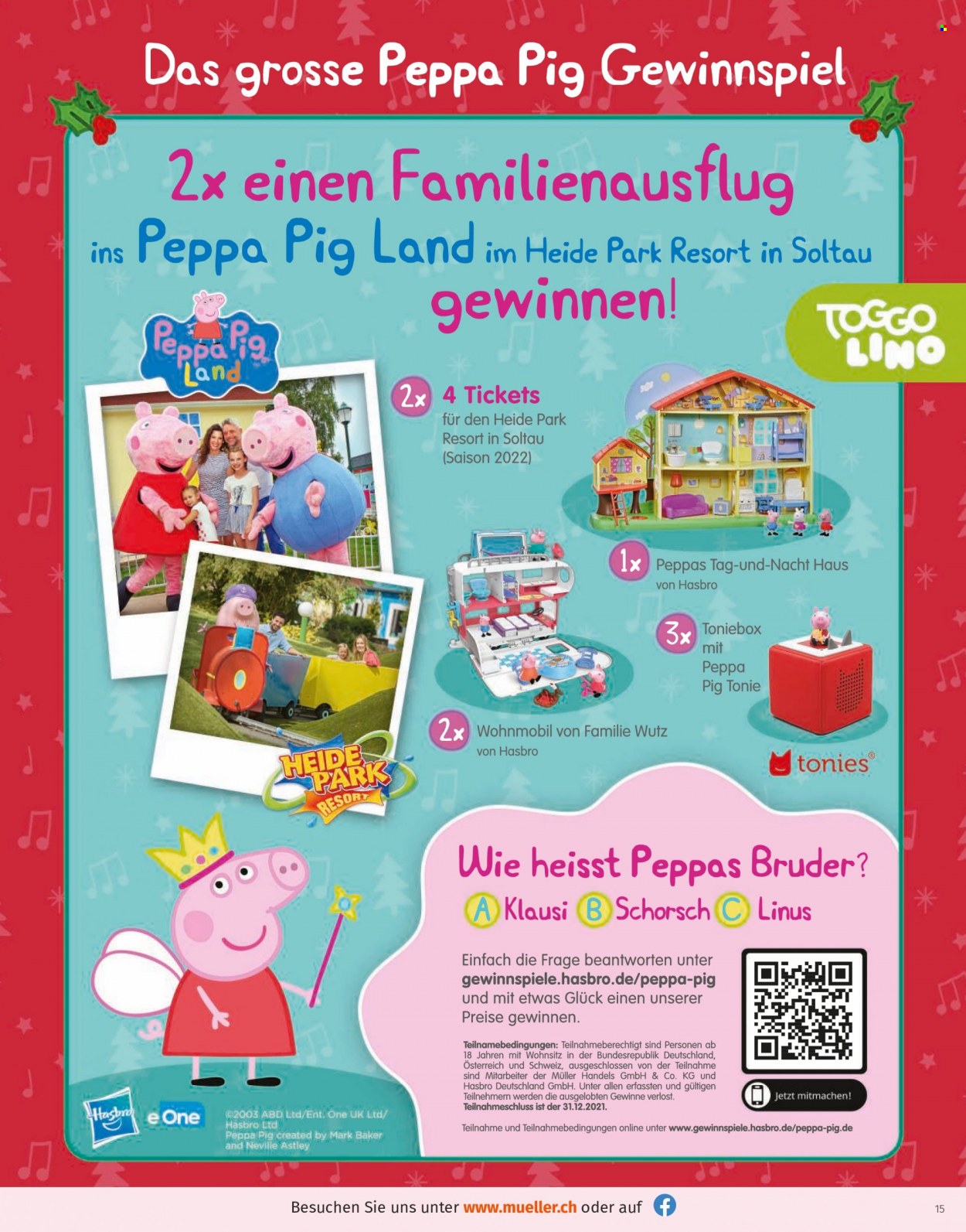 Catalogue Müller - 8.11.2021 - 31.12.2021. Page 15.