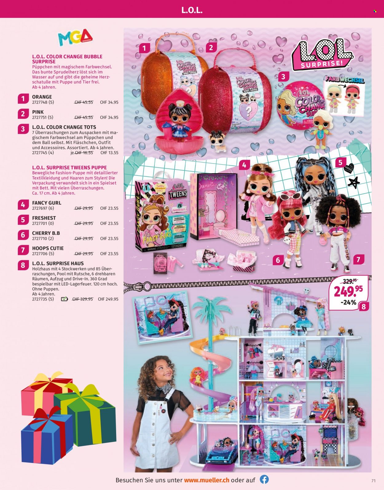 Catalogue Müller - 8.11.2021 - 31.12.2021. Page 71.