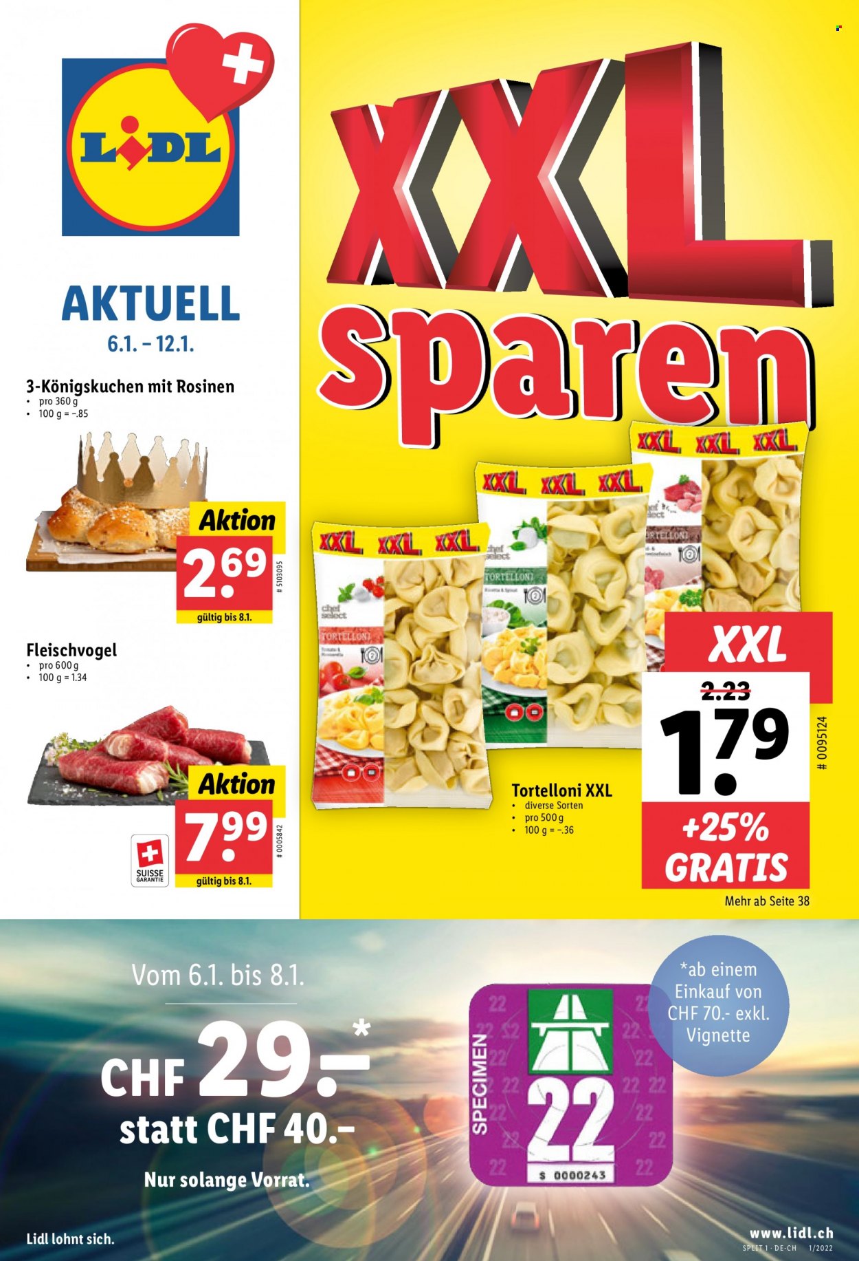 Catalogue Lidl - 6.1.2022 - 12.1.2022. Page 1.