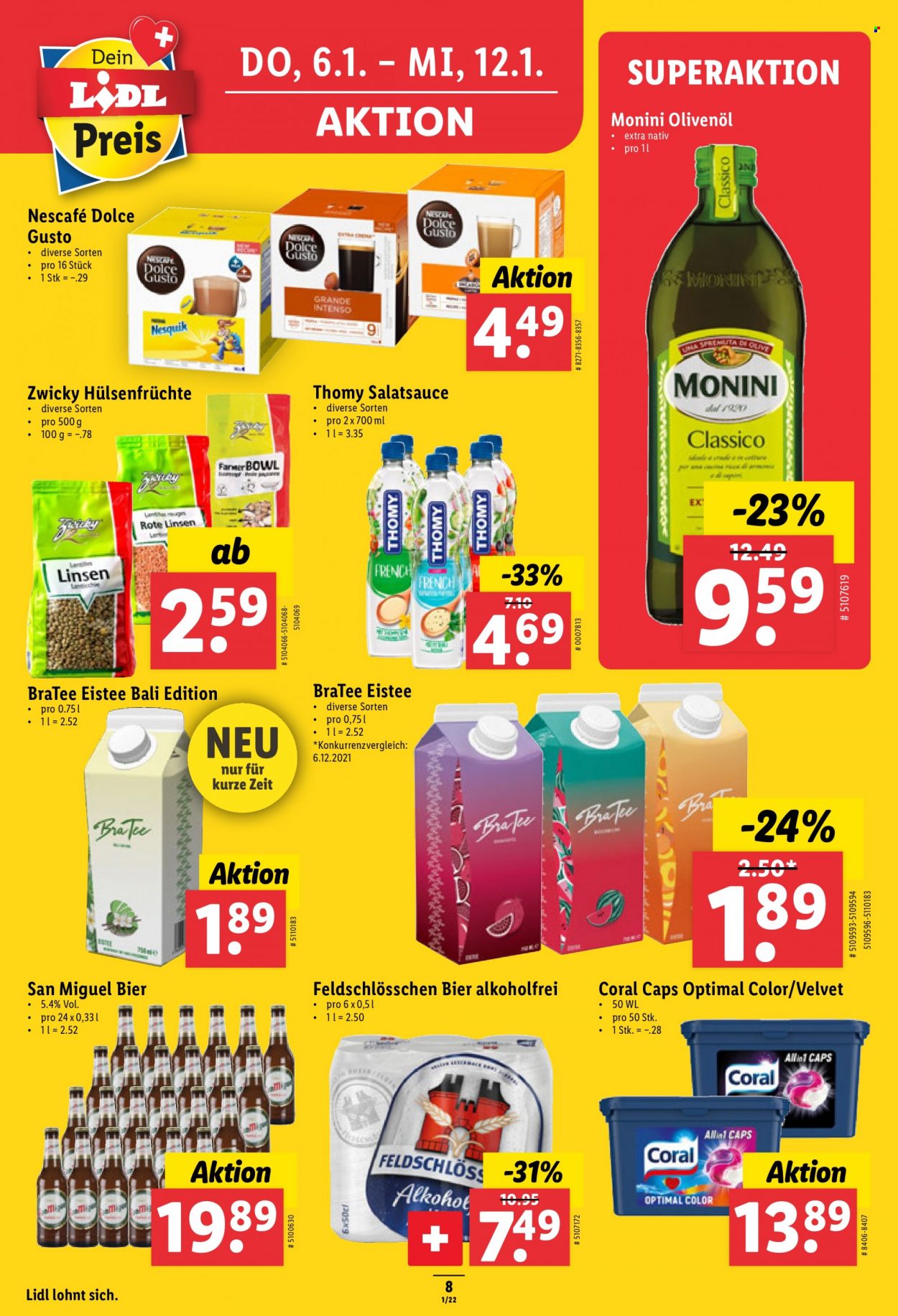 Catalogue Lidl - 6.1.2022 - 12.1.2022. Page 8.