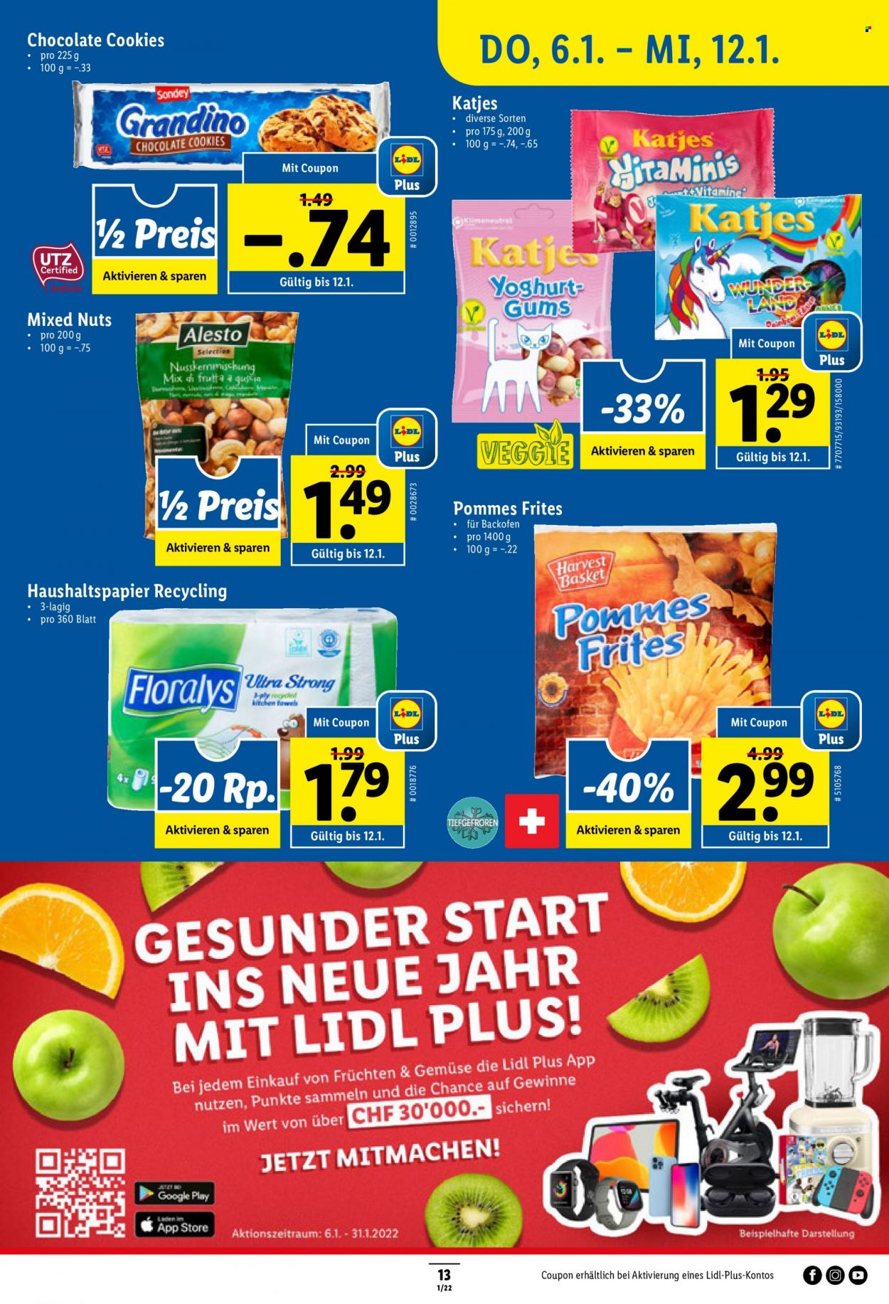 Catalogue Lidl - 6.1.2022 - 12.1.2022. Page 13.