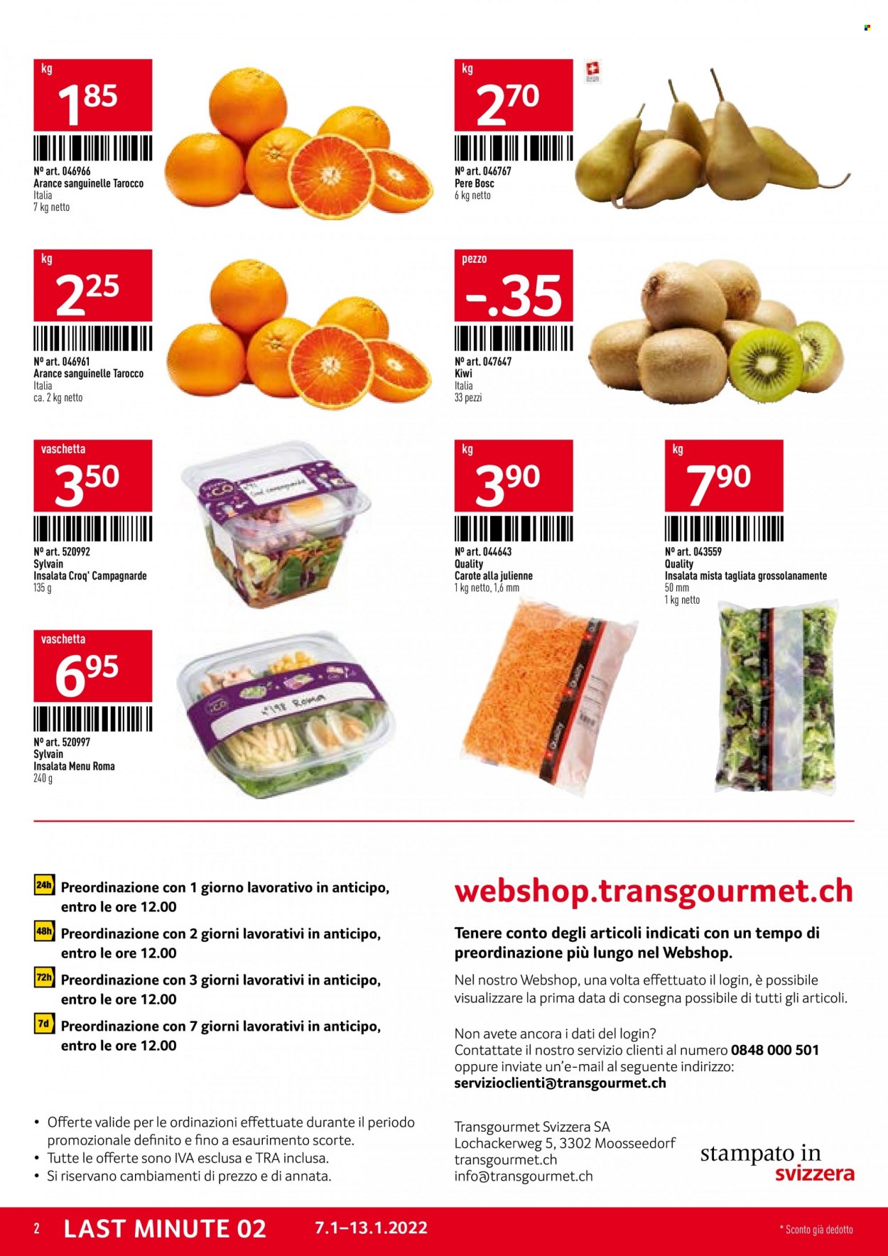 Catalogue TransGourmet - 7.1.2022 - 13.1.2022. Page 2.