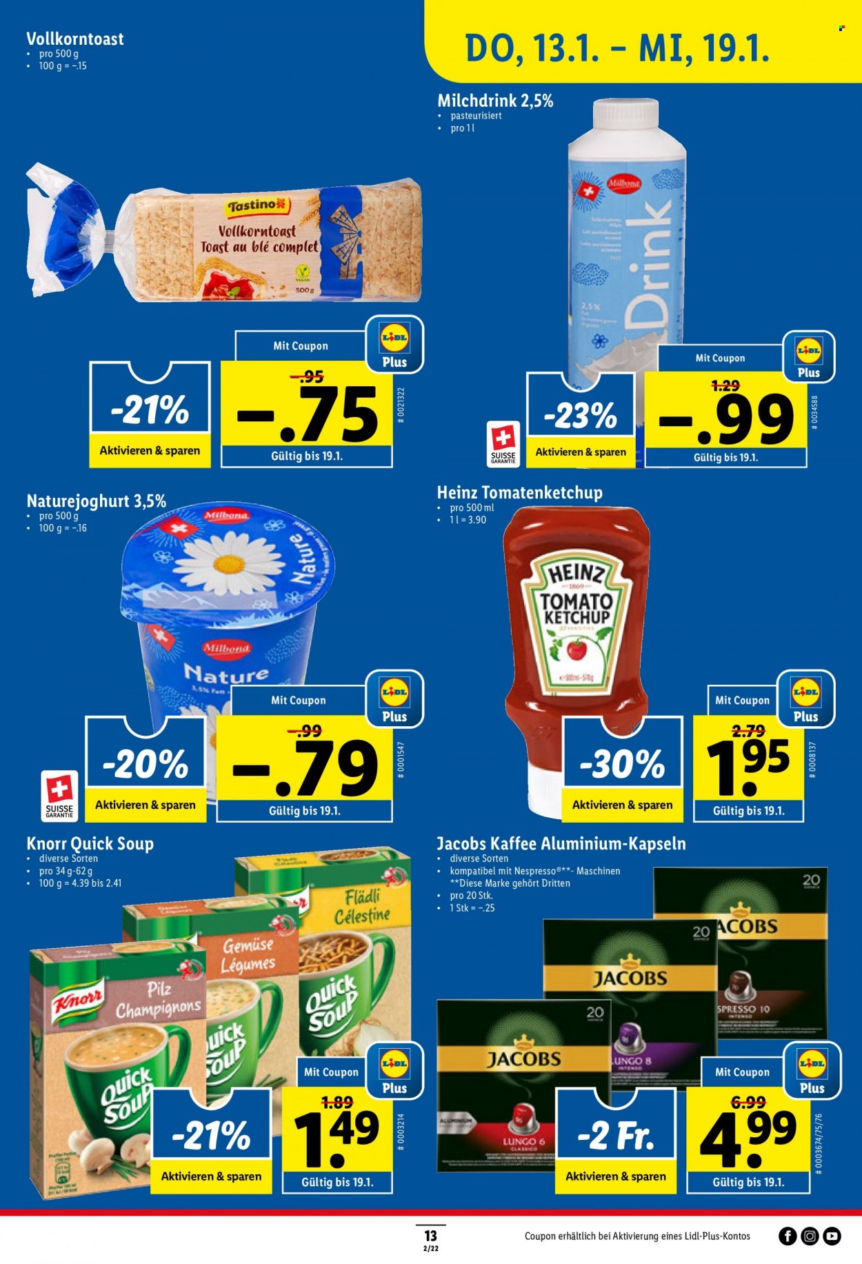 Catalogue Lidl - 13.1.2022 - 19.1.2022. Page 13.