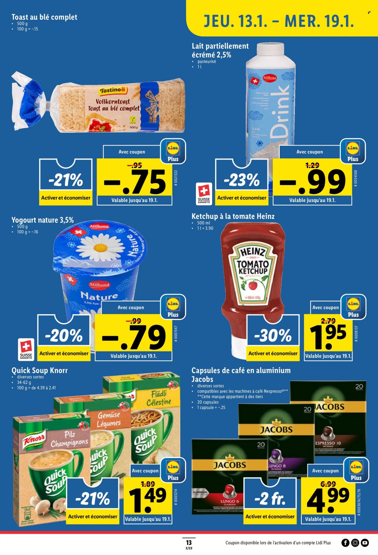 Catalogue Lidl - 13.1.2022 - 19.1.2022. Page 13.