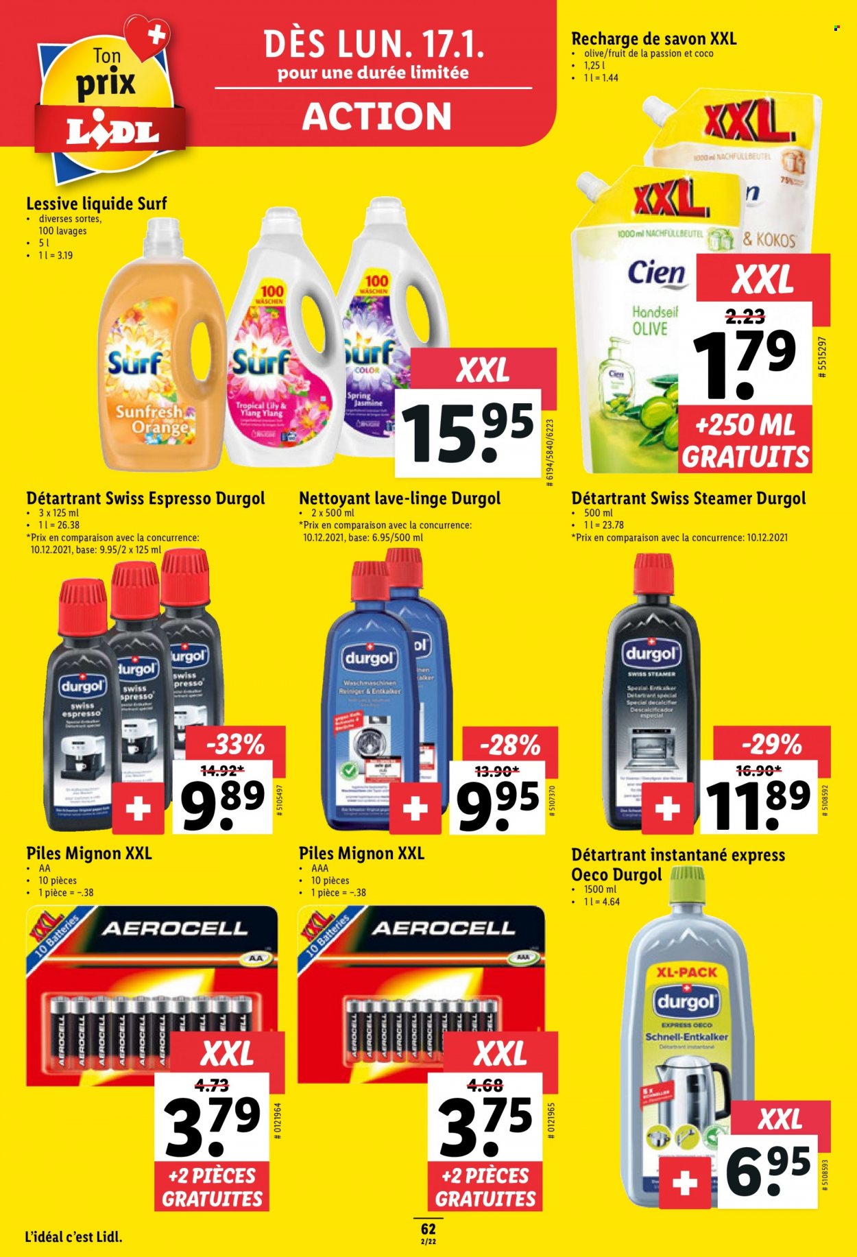 Catalogue Lidl - 13.1.2022 - 19.1.2022. Page 62.