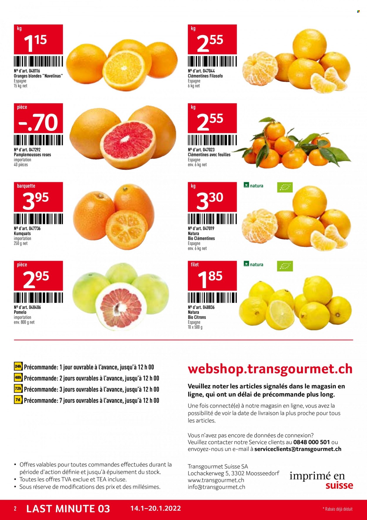 Catalogue TransGourmet - 14.1.2022 - 20.1.2022. Page 2.