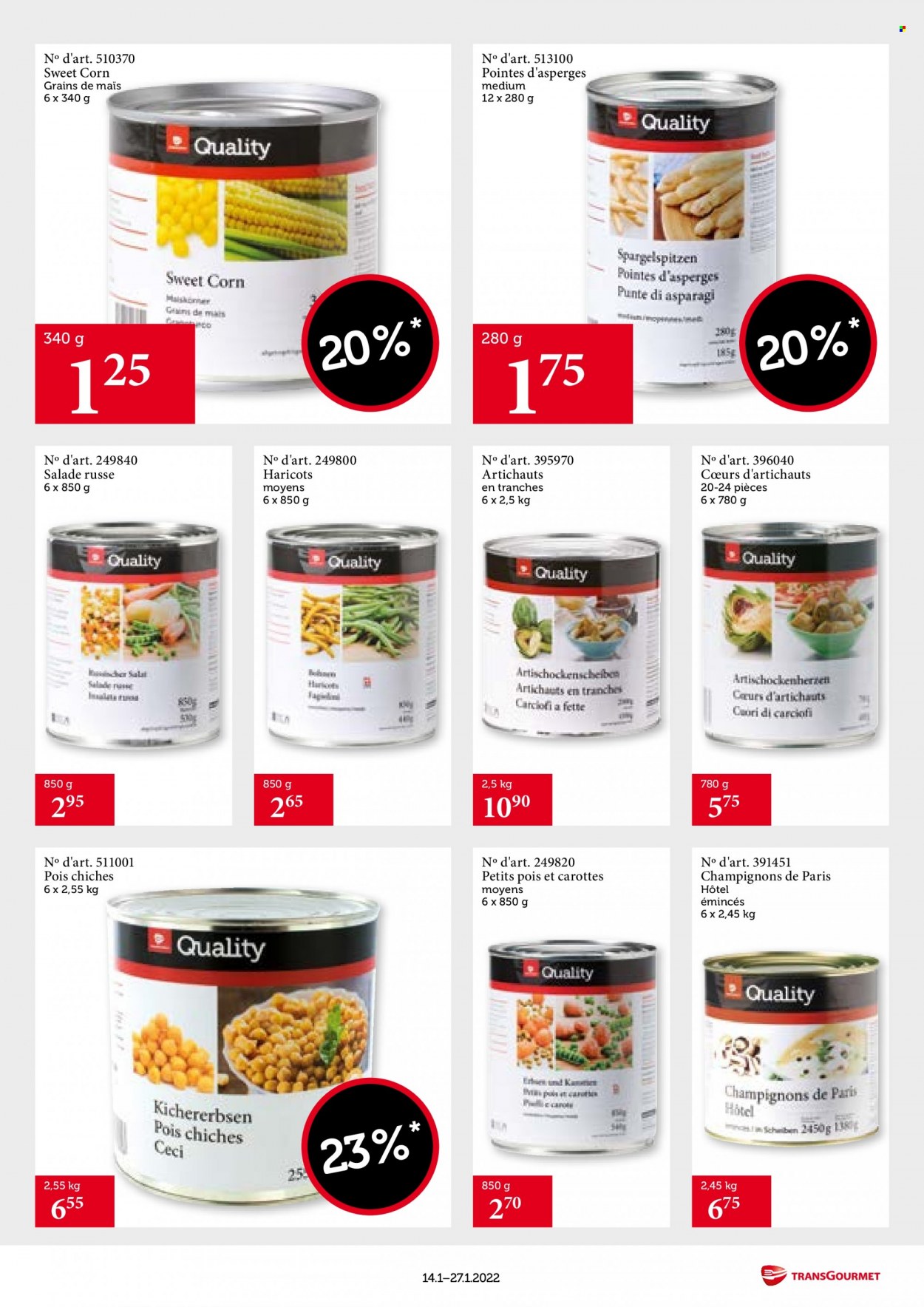 Catalogue TransGourmet - 14.1.2022 - 27.1.2022. Page 11.