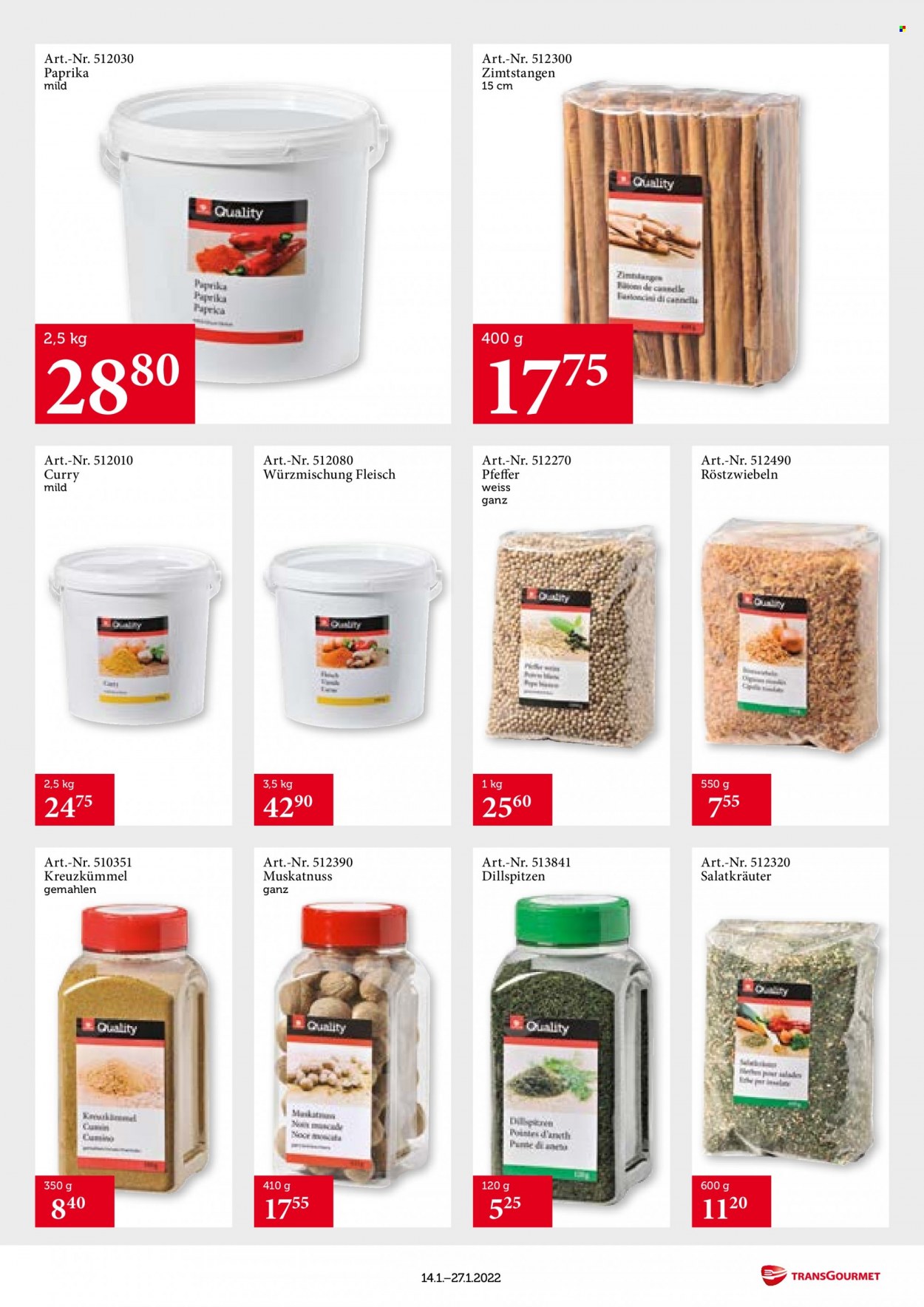 Catalogue TransGourmet - 14.1.2022 - 27.1.2022. Page 9.