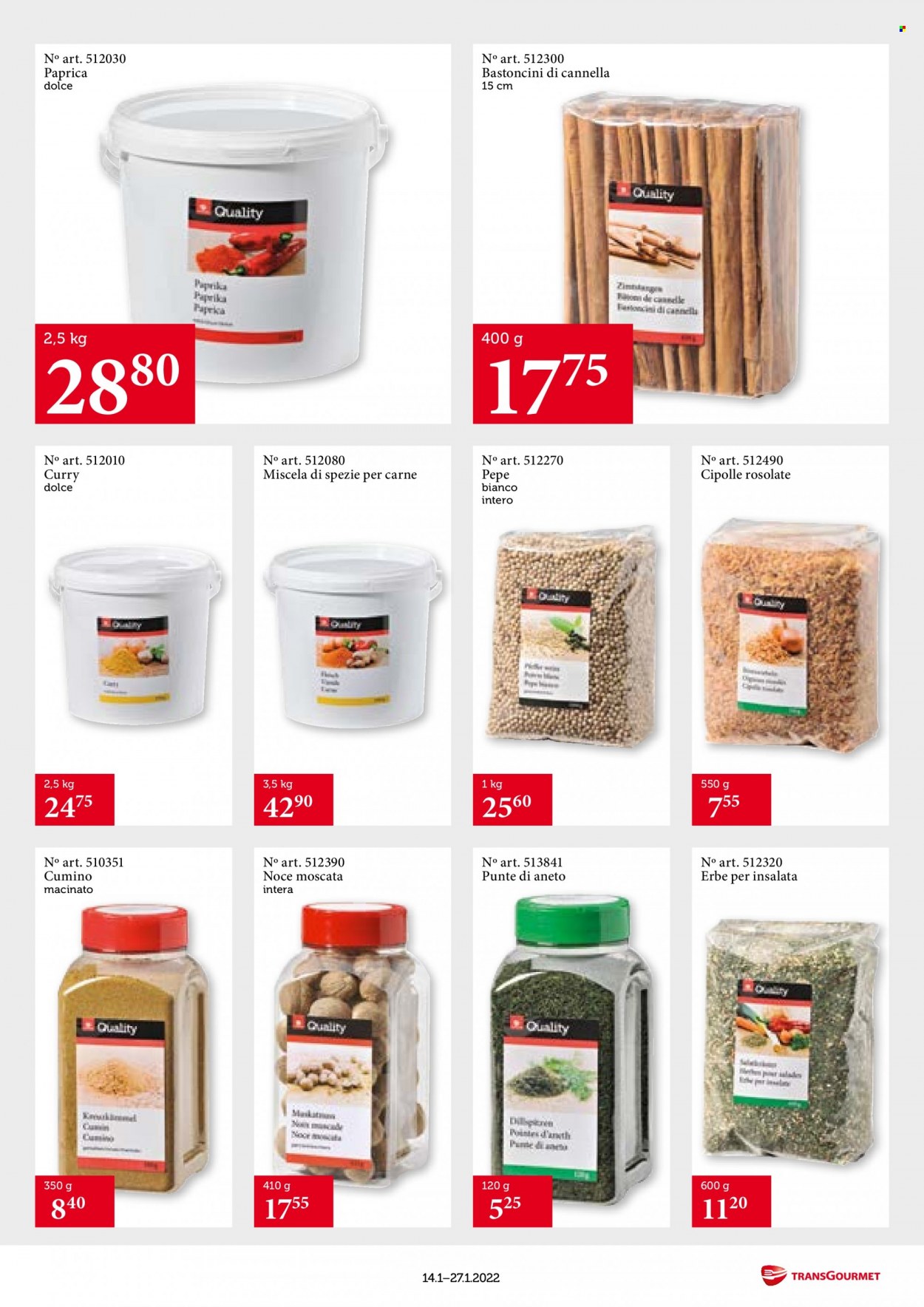Catalogue TransGourmet - 14.1.2022 - 27.1.2022. Page 9.