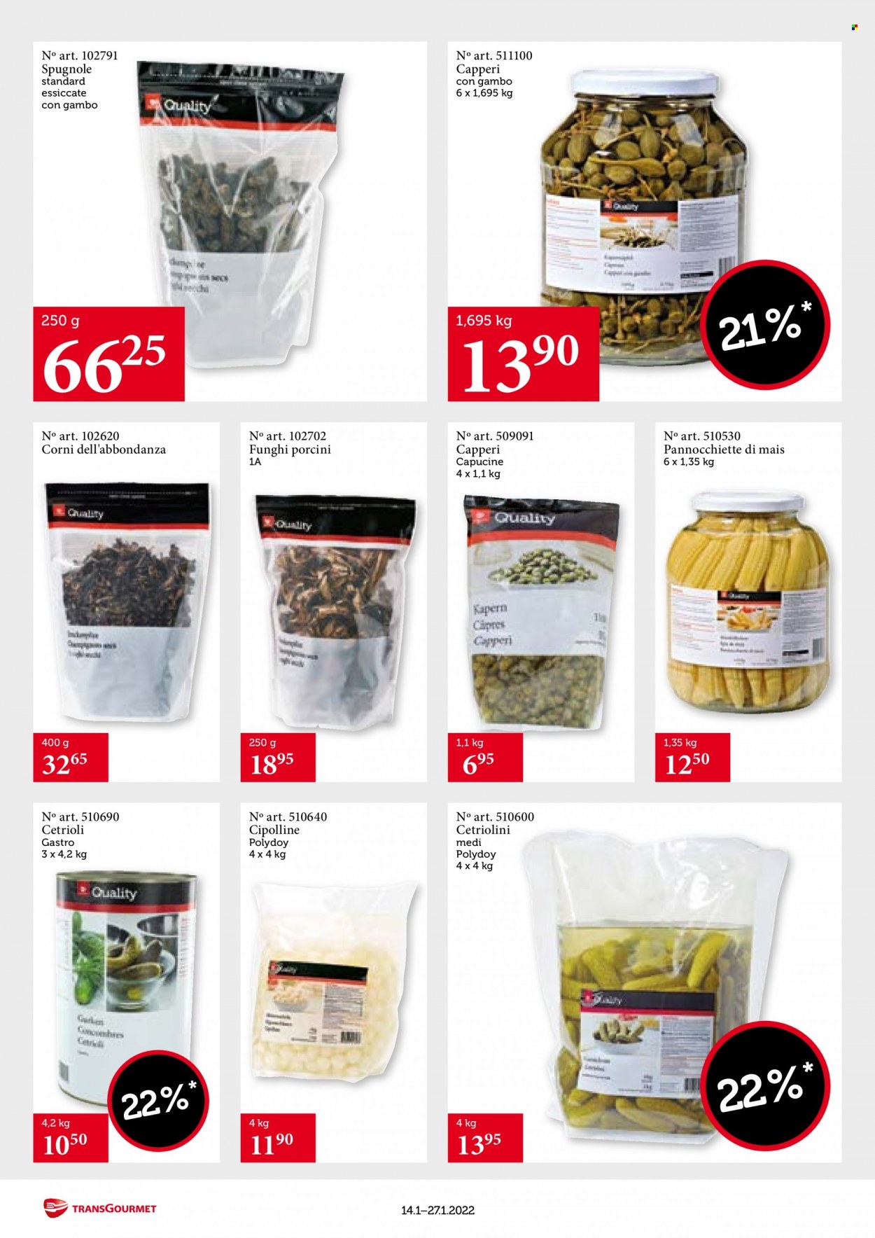 Catalogue TransGourmet - 14.1.2022 - 27.1.2022. Page 10.