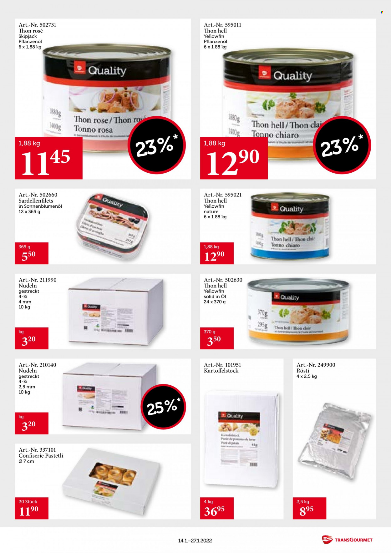 Catalogue TransGourmet - 14.1.2022 - 27.1.2022. Page 13.