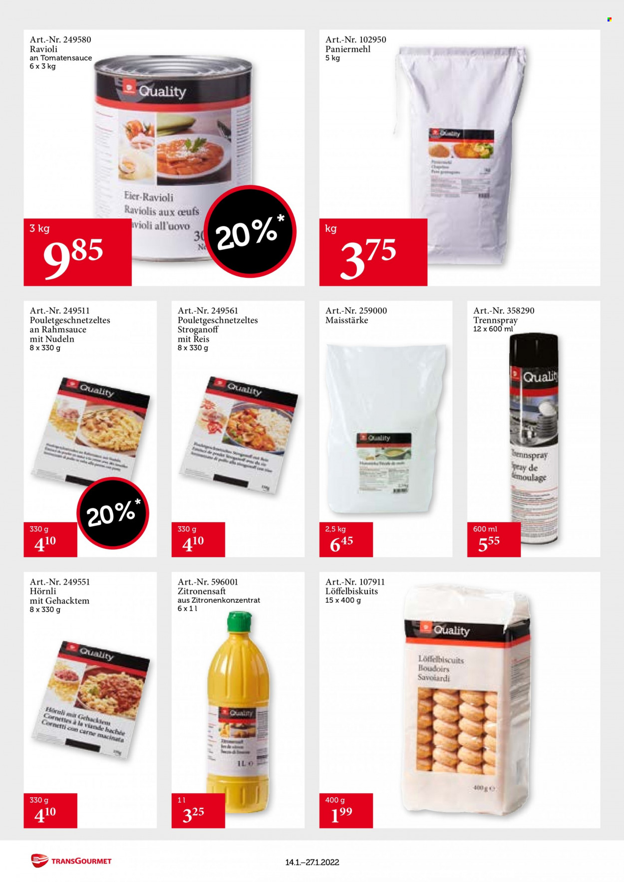 Catalogue TransGourmet - 14.1.2022 - 27.1.2022. Page 14.