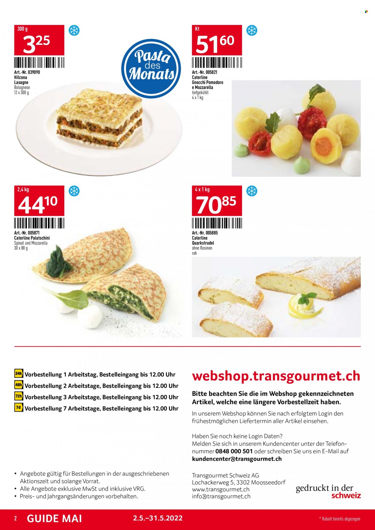 Catalogue TransGourmet - 2.5.2022 - 31.5.2022. Page 2.