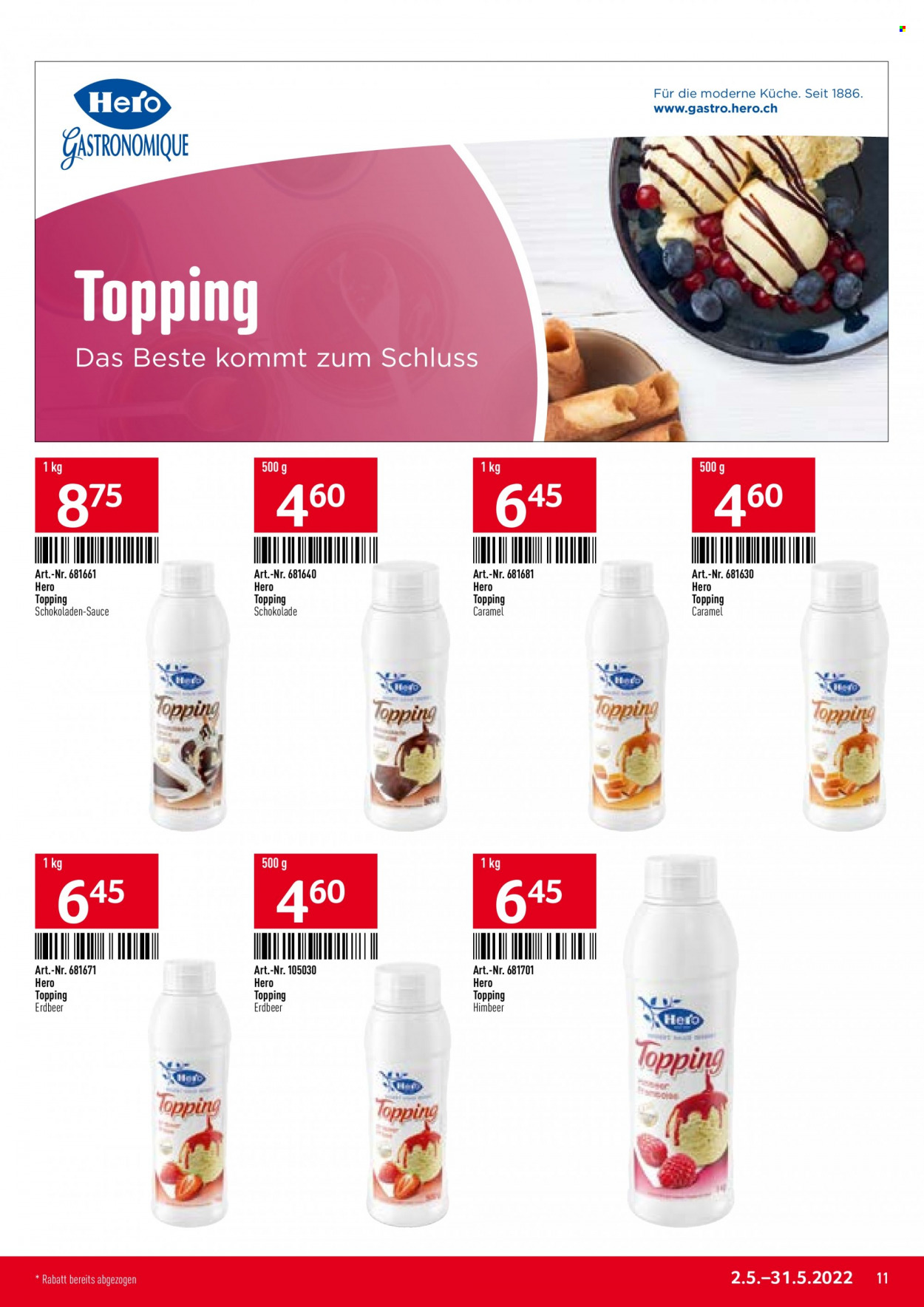 Catalogue TransGourmet - 2.5.2022 - 31.5.2022. Page 11.