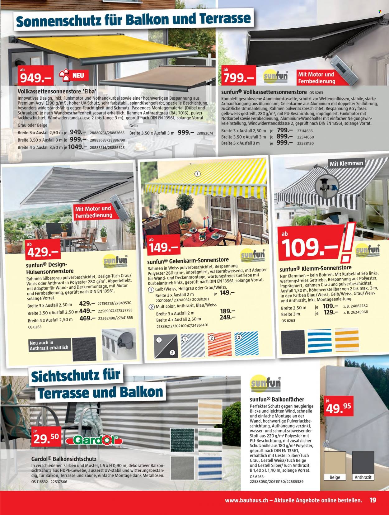 Catalogue Bauhaus - 2.5.2022 - 29.5.2022. Page 19.