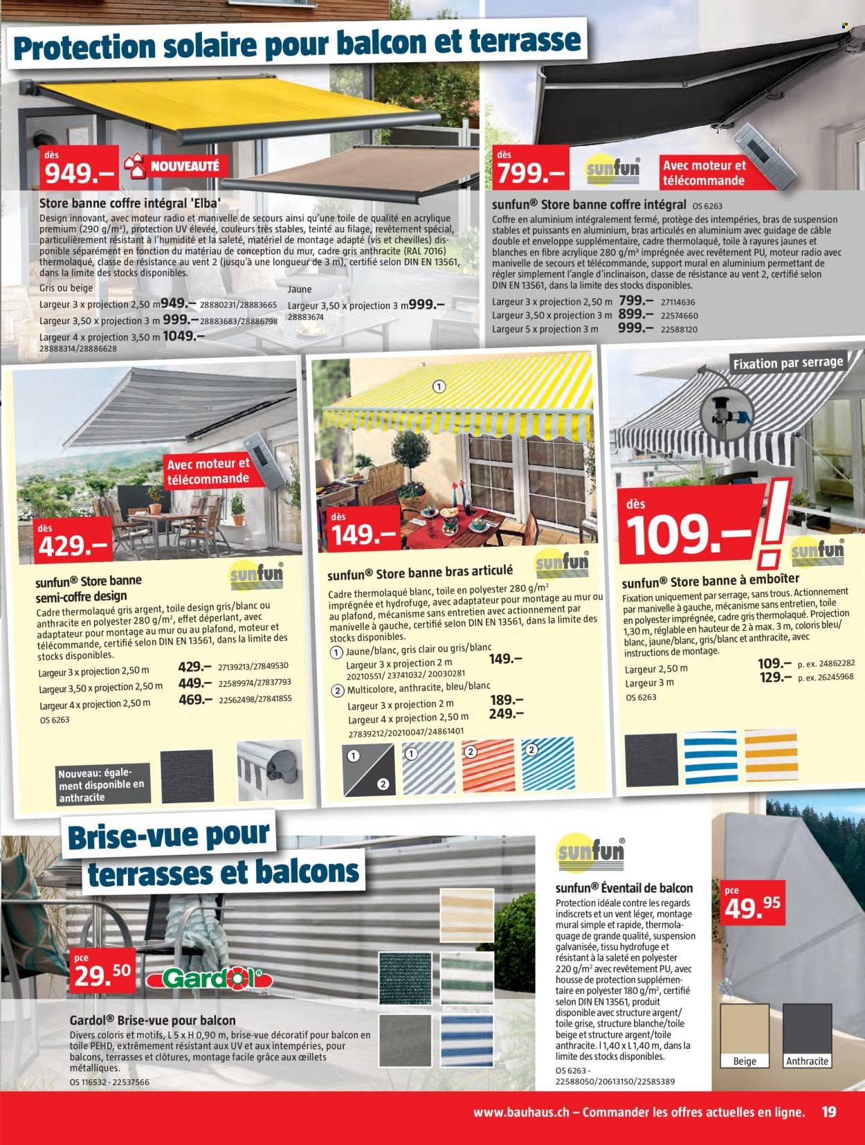 Catalogue Bauhaus - 2.5.2022 - 29.5.2022. Page 19.