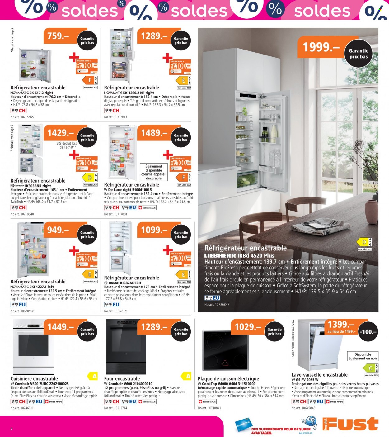 Catalogue Fust - 20.6.2022 - 24.7.2022. Page 7.