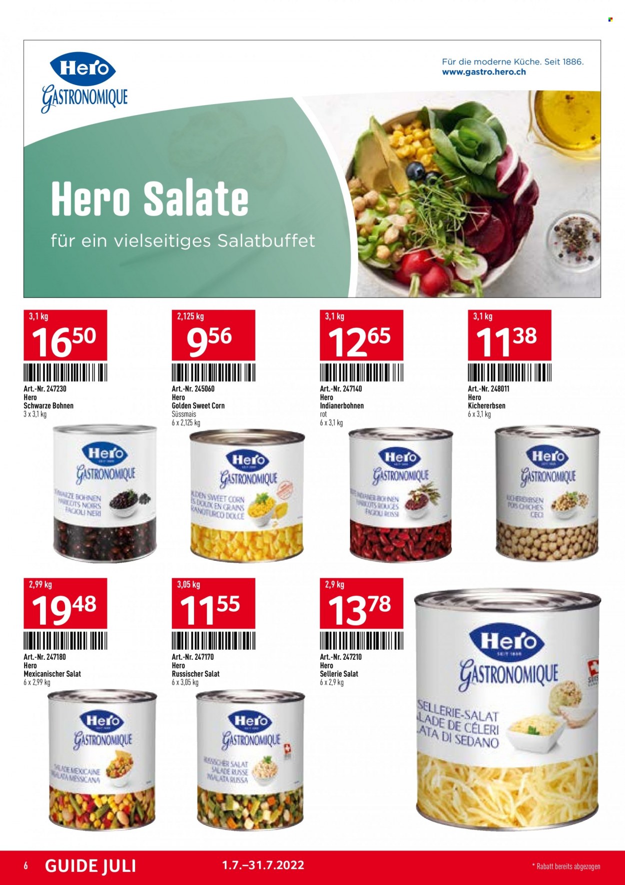 Catalogue TransGourmet - 1.7.2022 - 31.7.2022. Page 6.