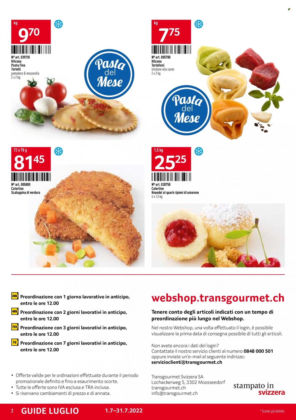 Catalogue TransGourmet - 1.7.2022 - 31.7.2022. Page 2.