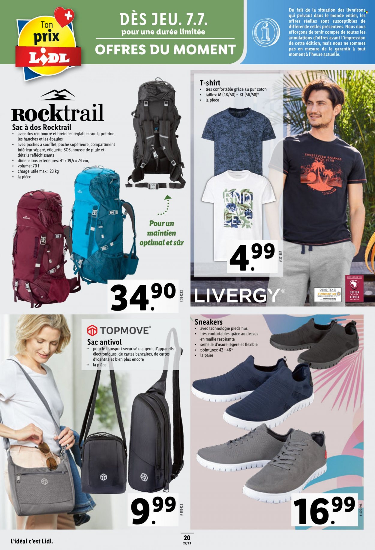 Catalogue Lidl - 7.7.2022 - 13.7.2022. Page 20.