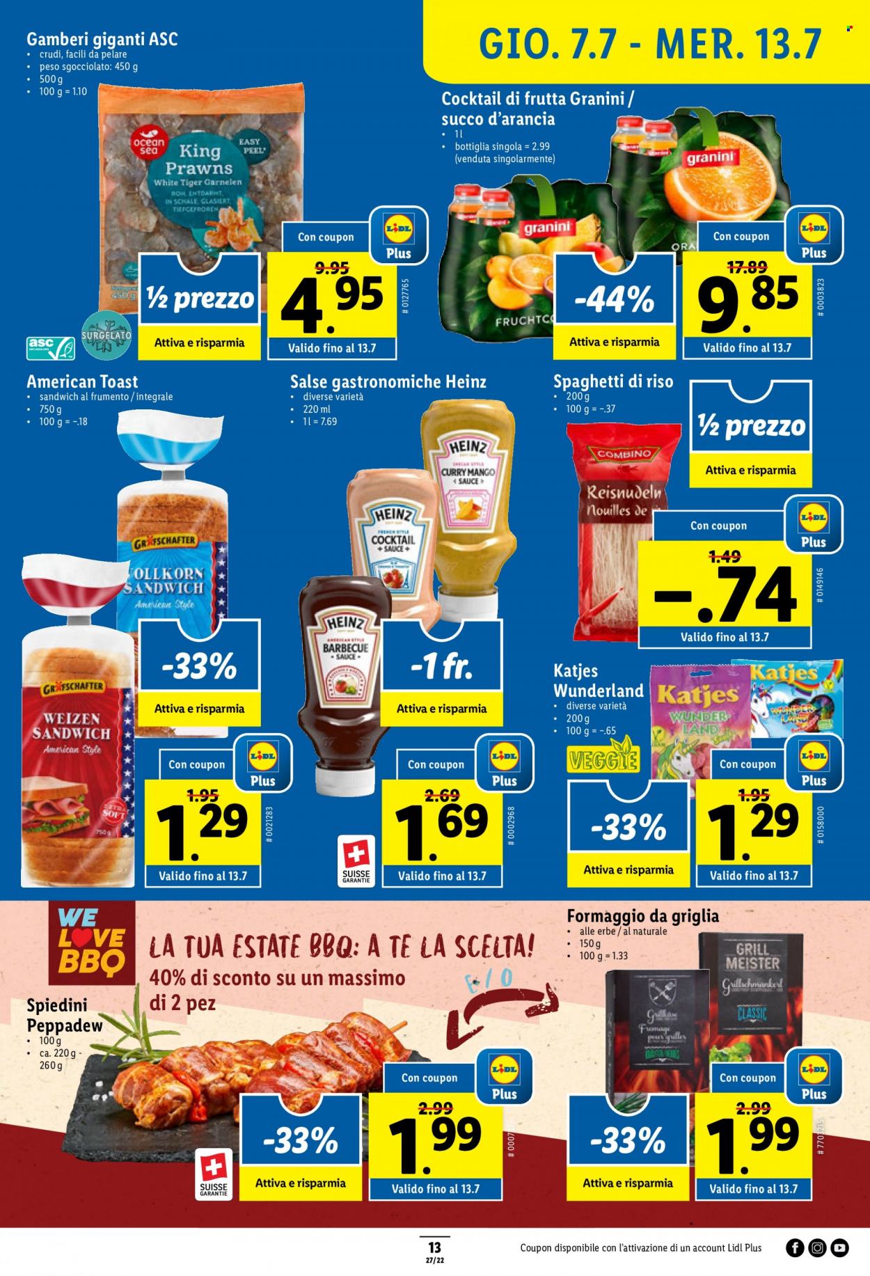Catalogue Lidl - 7.7.2022 - 13.7.2022. Page 13.