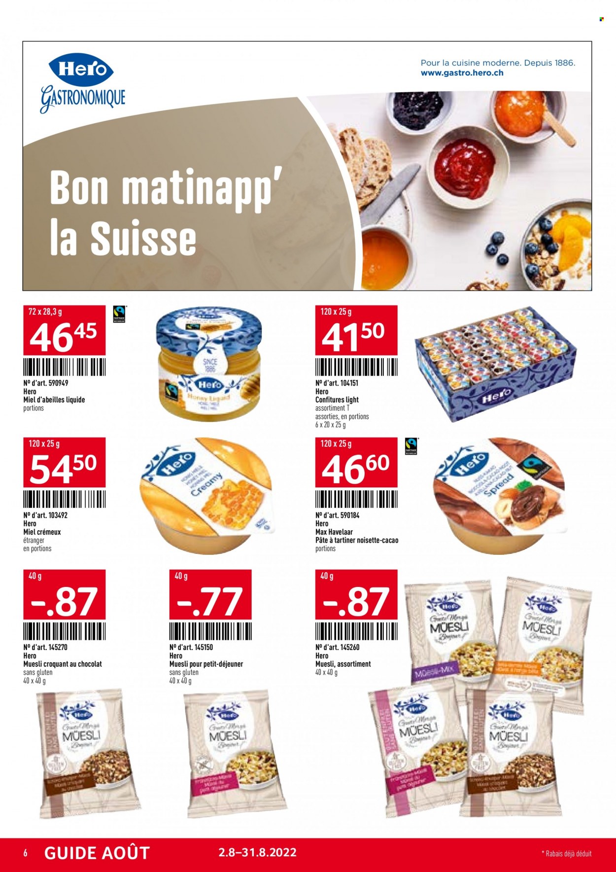 Catalogue TransGourmet - 2.8.2022 - 31.8.2022. Page 6.