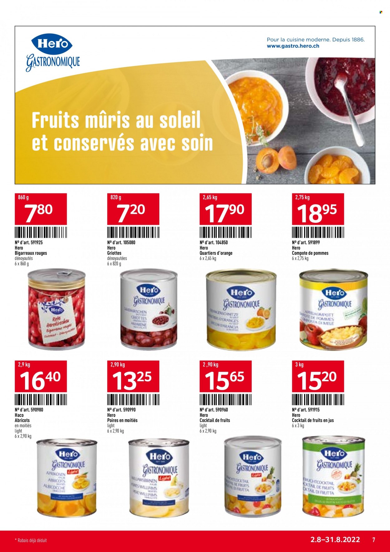 Catalogue TransGourmet - 2.8.2022 - 31.8.2022. Page 7.