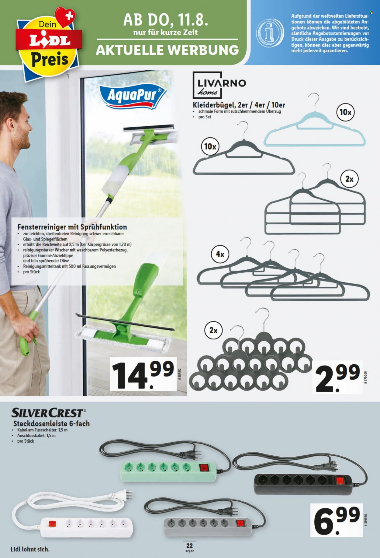 Catalogue Lidl - 11.8.2022 - 17.8.2022. Page 22.