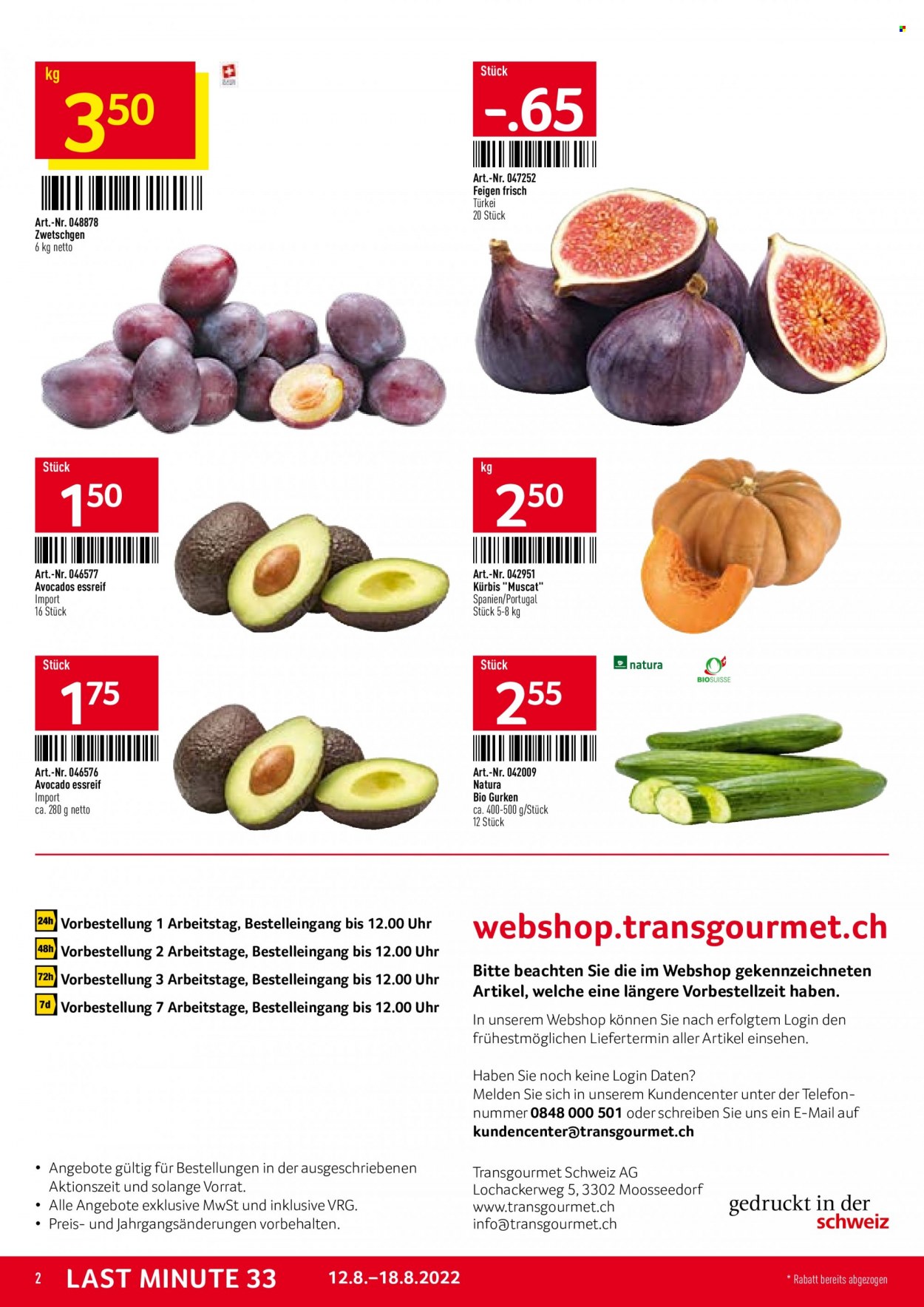 Catalogue TransGourmet - 12.8.2022 - 18.8.2022. Page 2.