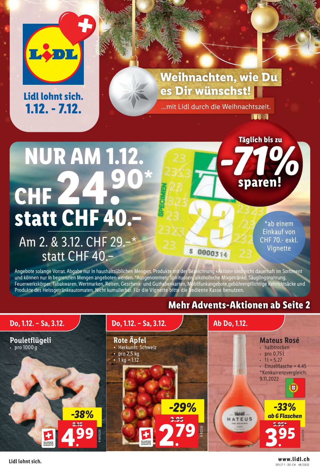 Catalogue Lidl - 1.12.2022 - 7.12.2022. Page 1.