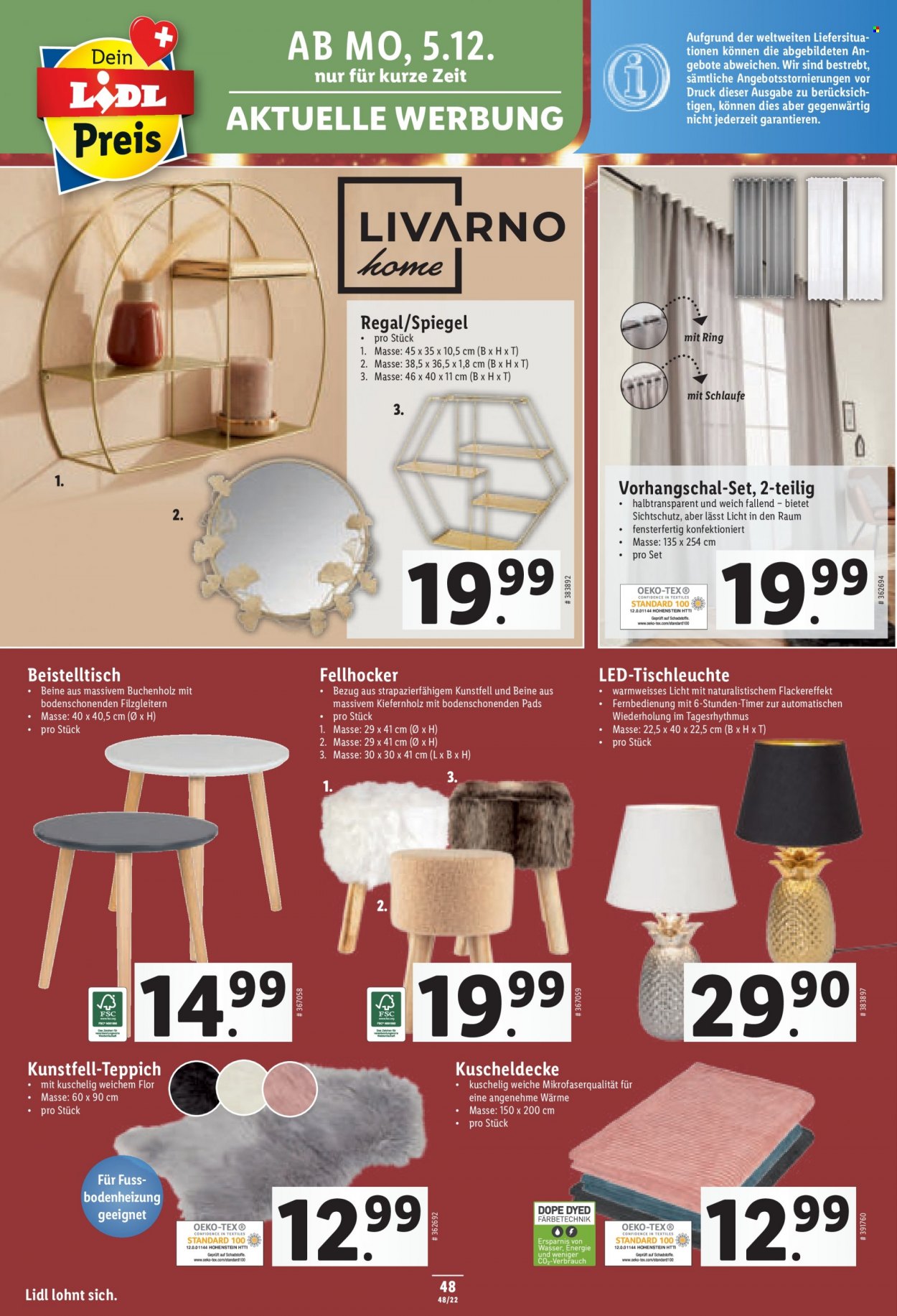 Catalogue Lidl - 1.12.2022 - 7.12.2022. Page 48.