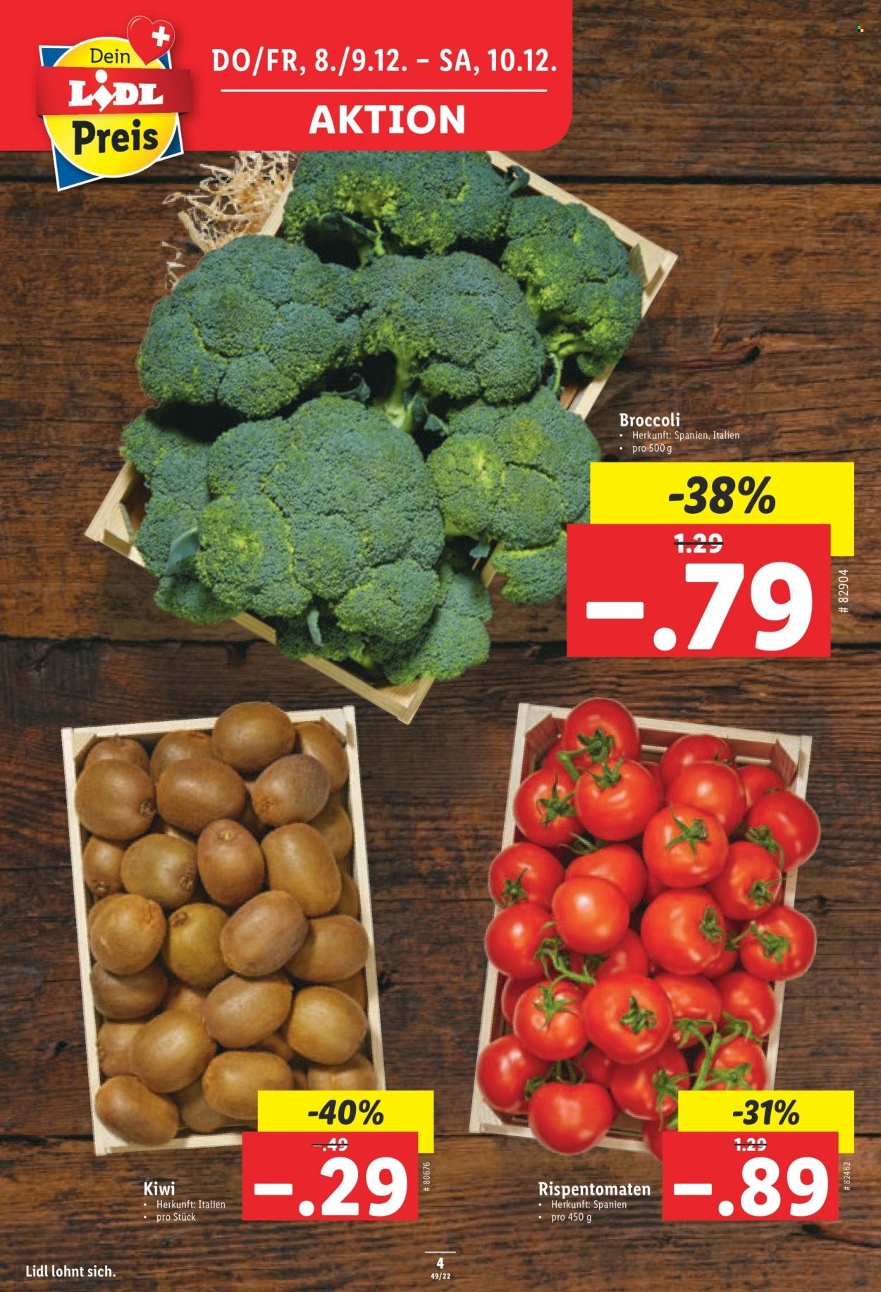 Catalogue Lidl - 8.12.2022 - 14.12.2022. Page 4.