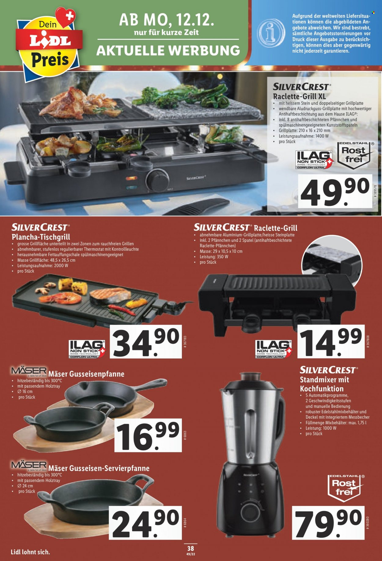 Catalogue Lidl - 8.12.2022 - 14.12.2022. Page 38.