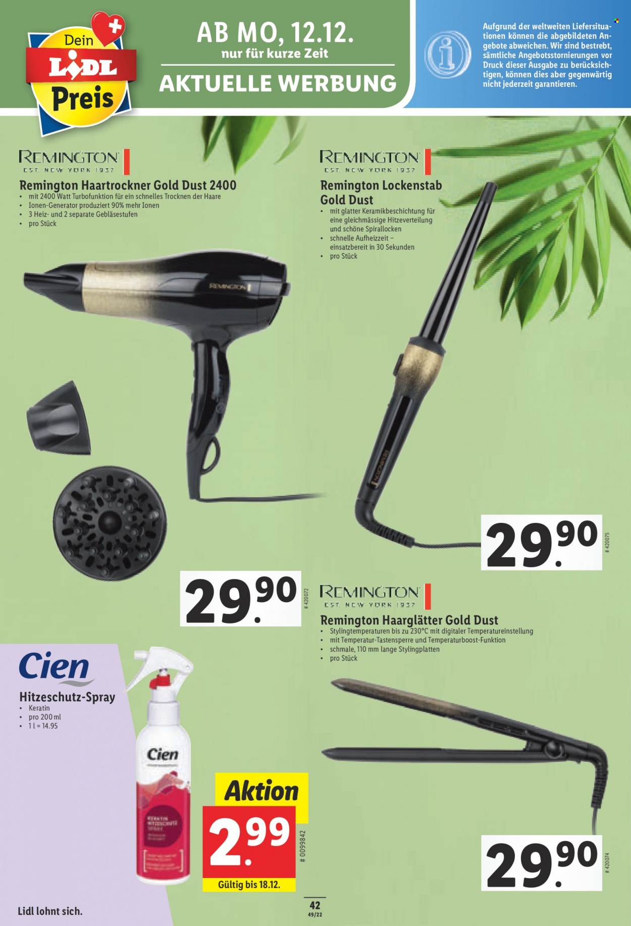 Catalogue Lidl - 8.12.2022 - 14.12.2022. Page 42.