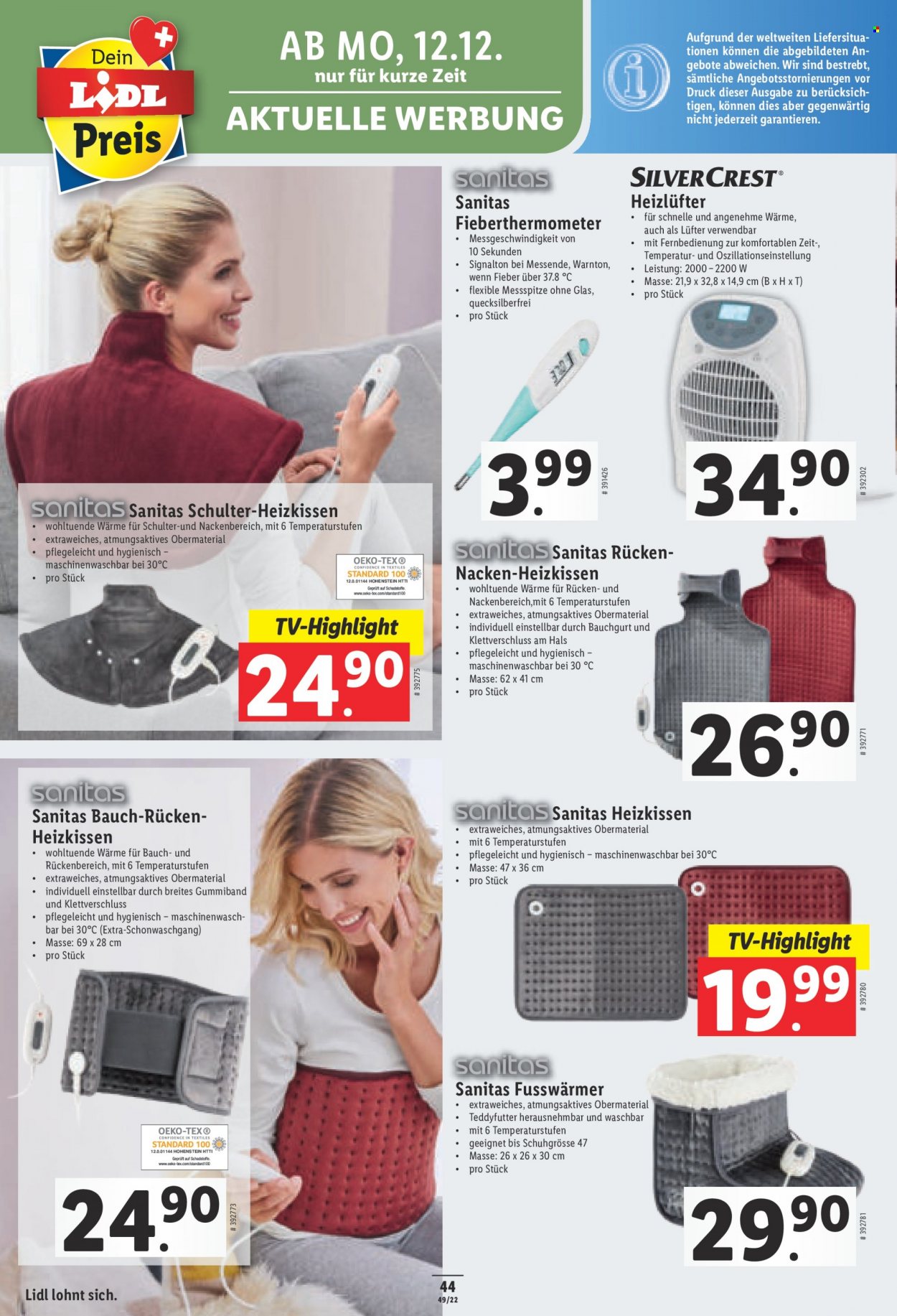 Catalogue Lidl - 8.12.2022 - 14.12.2022. Page 44.