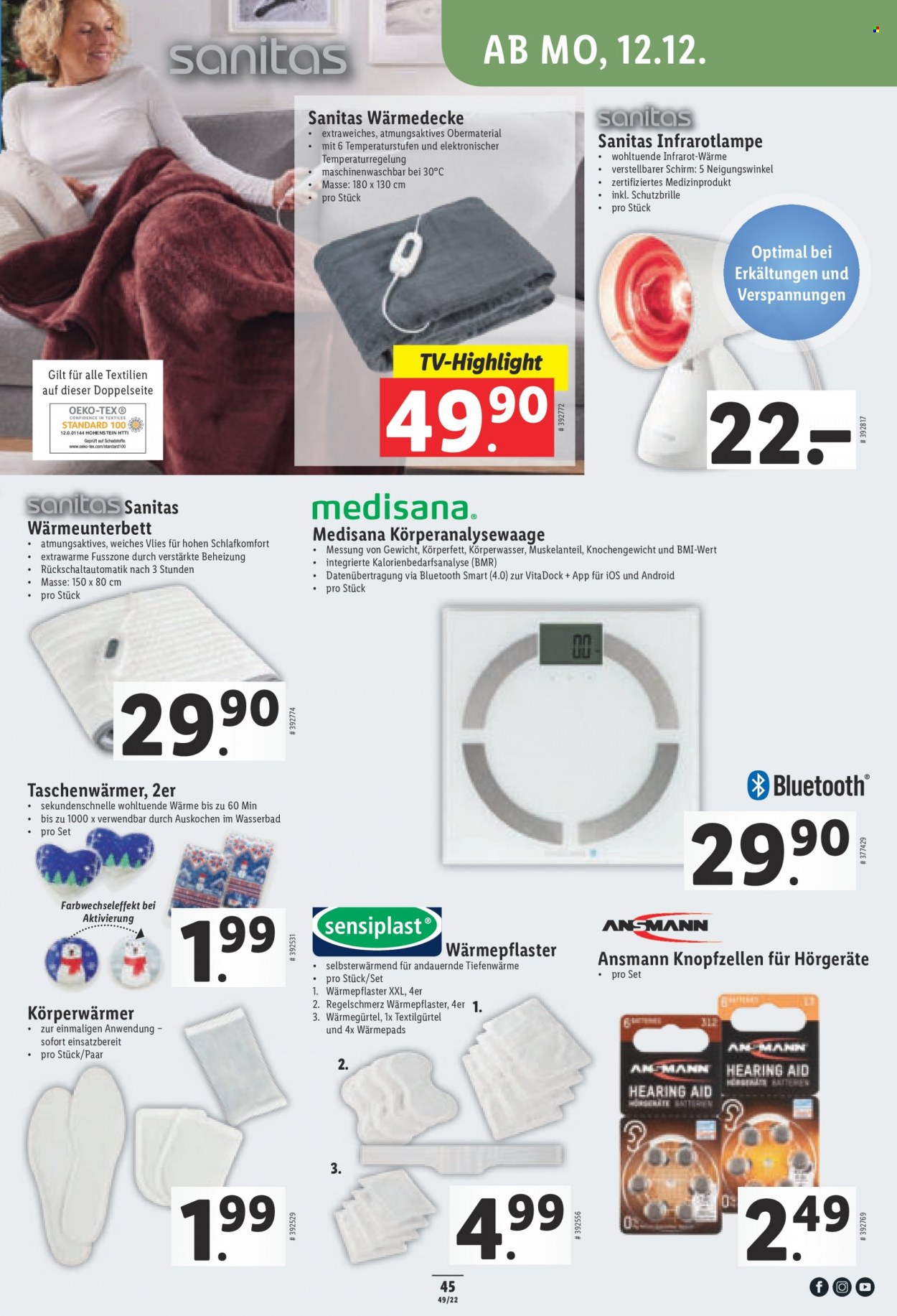 Catalogue Lidl - 8.12.2022 - 14.12.2022. Page 45.
