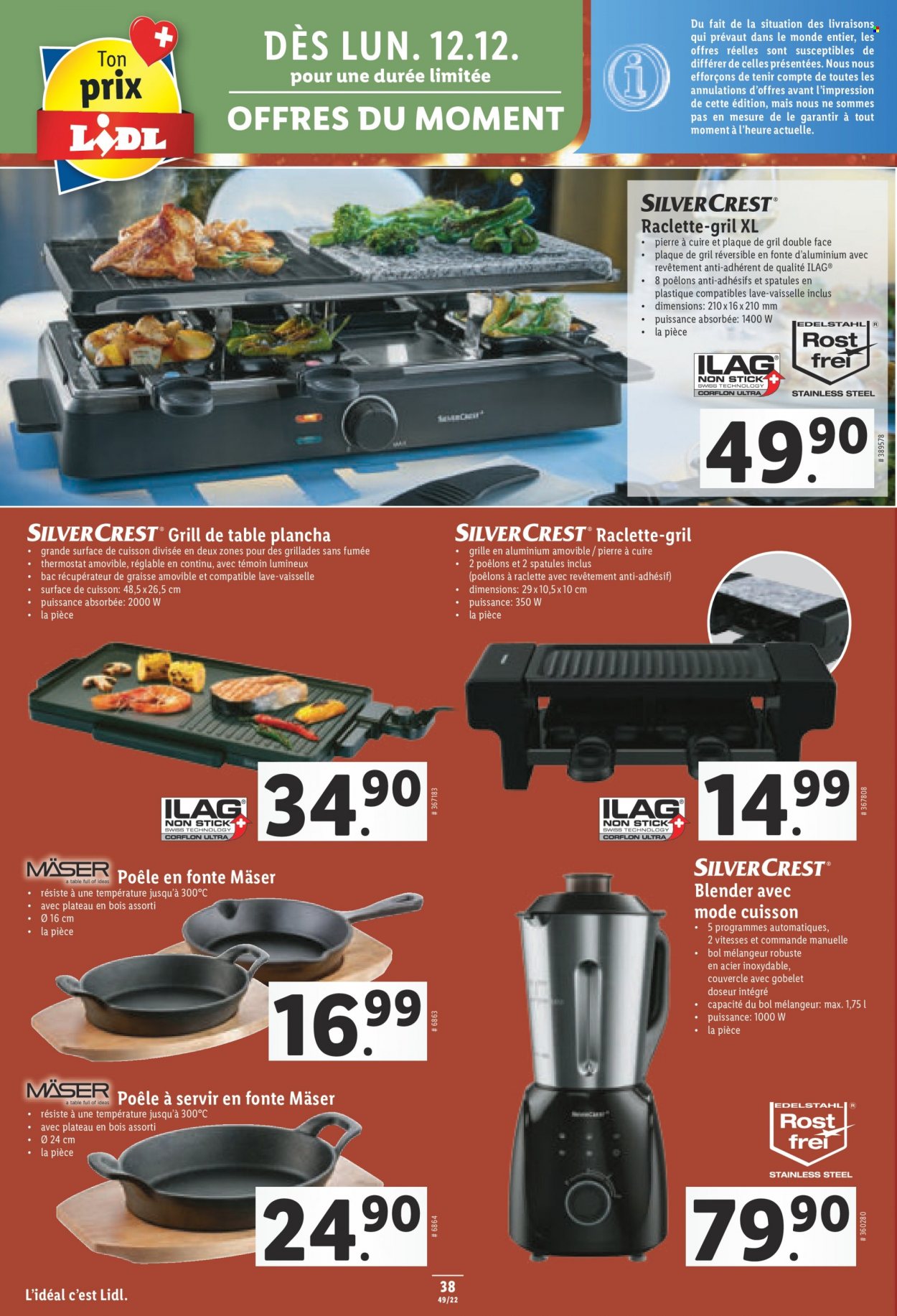 Catalogue Lidl - 8.12.2022 - 14.12.2022. Page 38.