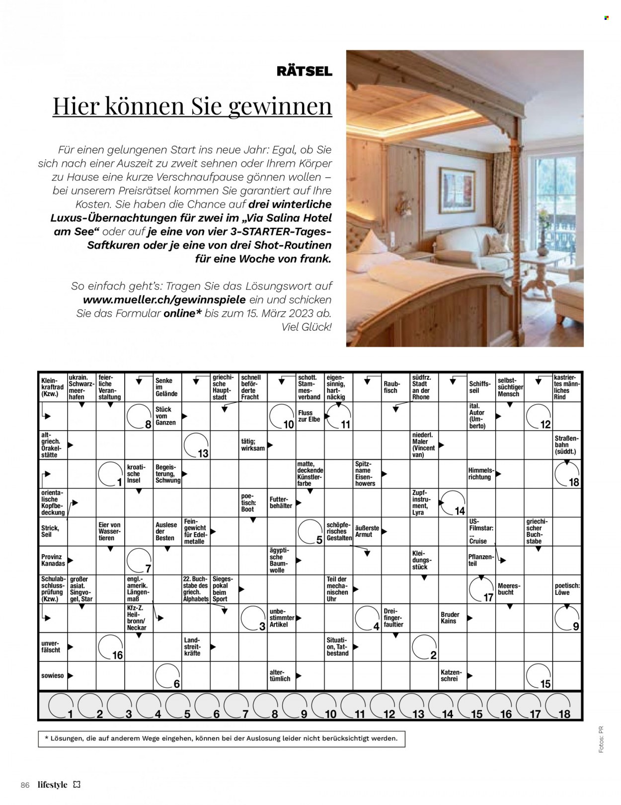 Catalogue Müller. Page 86.